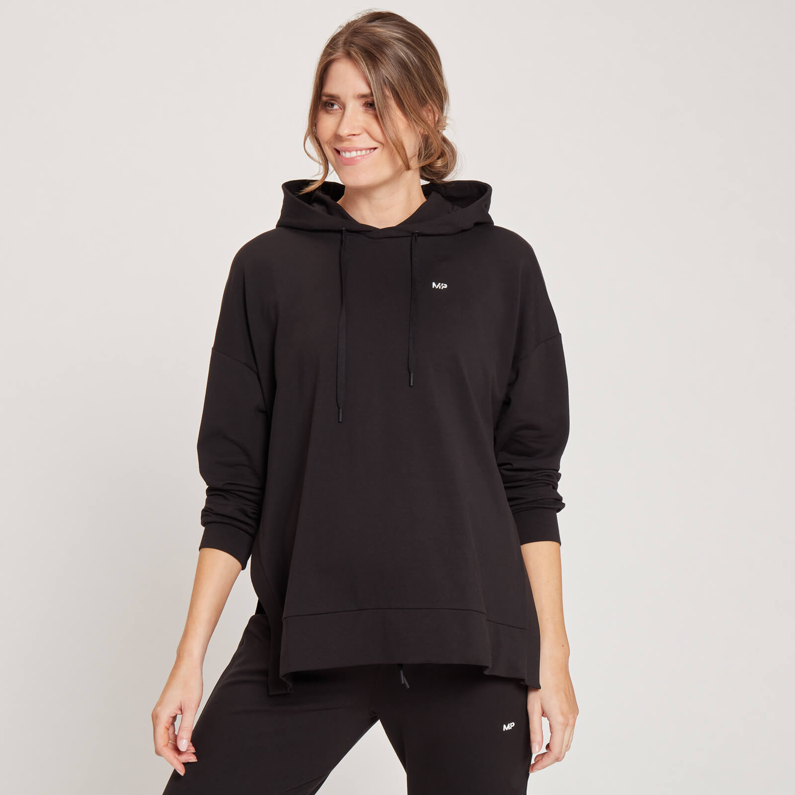 5059883043869 - Womens Maternity Hoodie — Schwarz - S