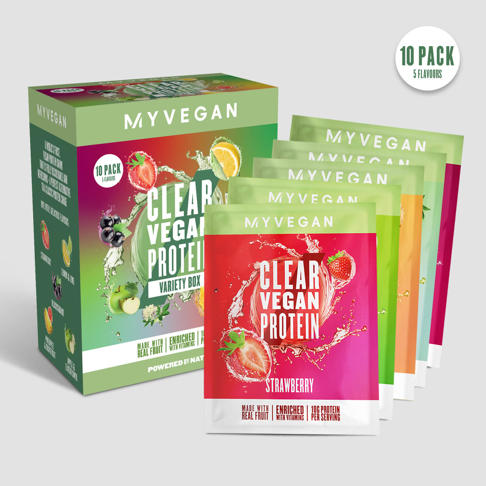 5059883097602 - Clear Vegan Protein Auswahl-Box