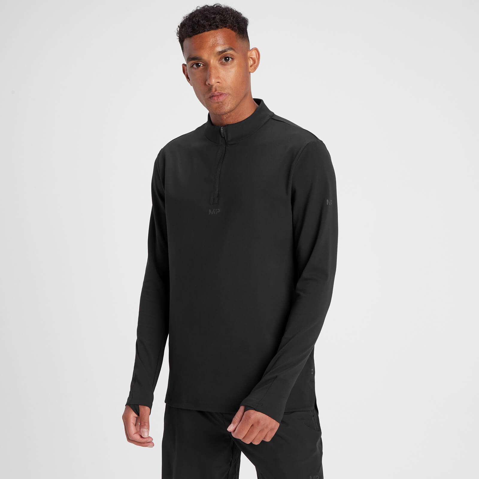 5059883186924 - Herren Velocity Ultra mit 1 4-Reißverschluss – Schwarz - L 5059883186924 - Herren Velocity Ultra mit 1 4-Reißverschluss – Schwarz - L