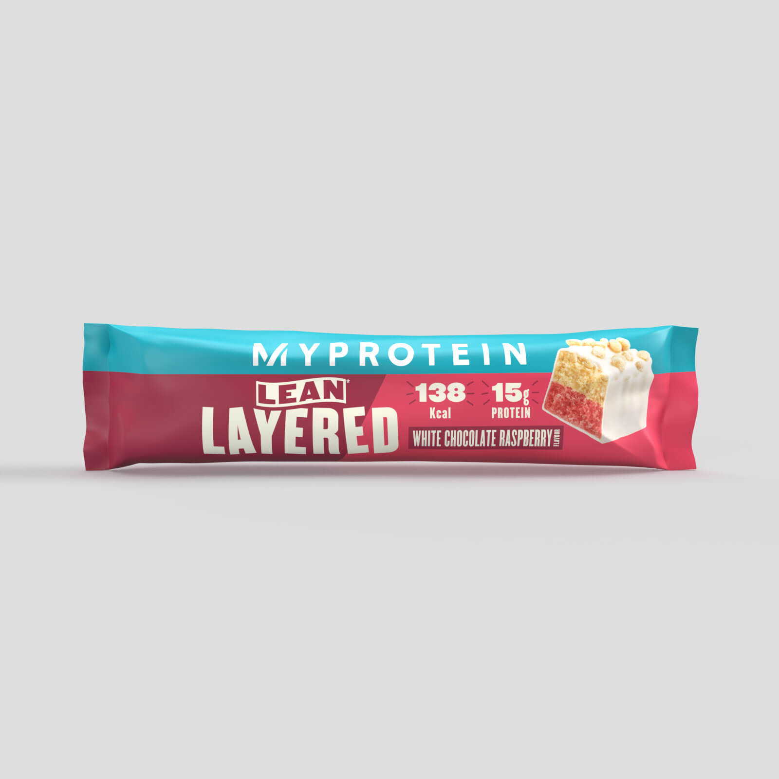 5059883238845 - Lean Layered Bar - 40g - White Chocolate and Raspberry 5059883238845 - Lean Layered Bar - 40g - White Chocolate and Raspberry