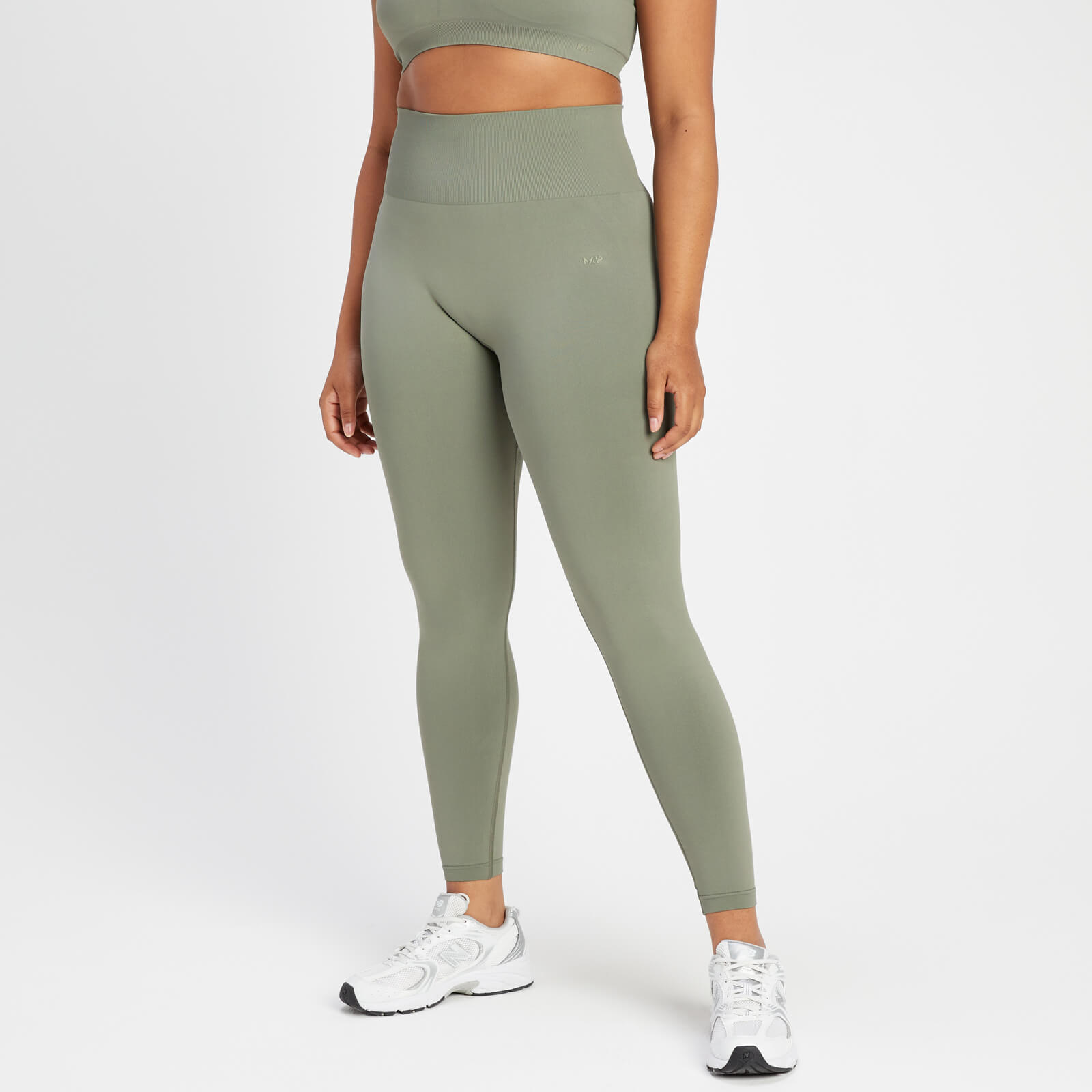 5059883246864 - Damen Rest Day Nahtlose Leggings – Dunkles Graubraun  - XS