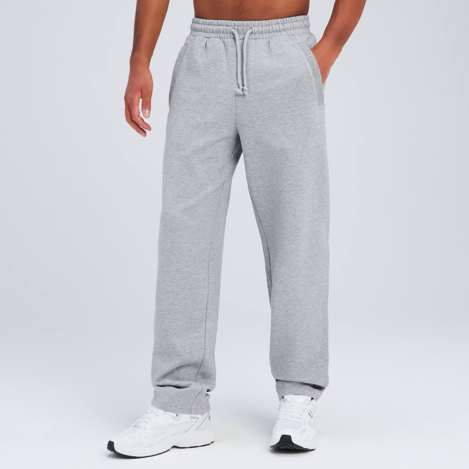 5059883248271 - Herren Rest Day Jogginghose mit geradem Bein – helles Sturmgrau  - L