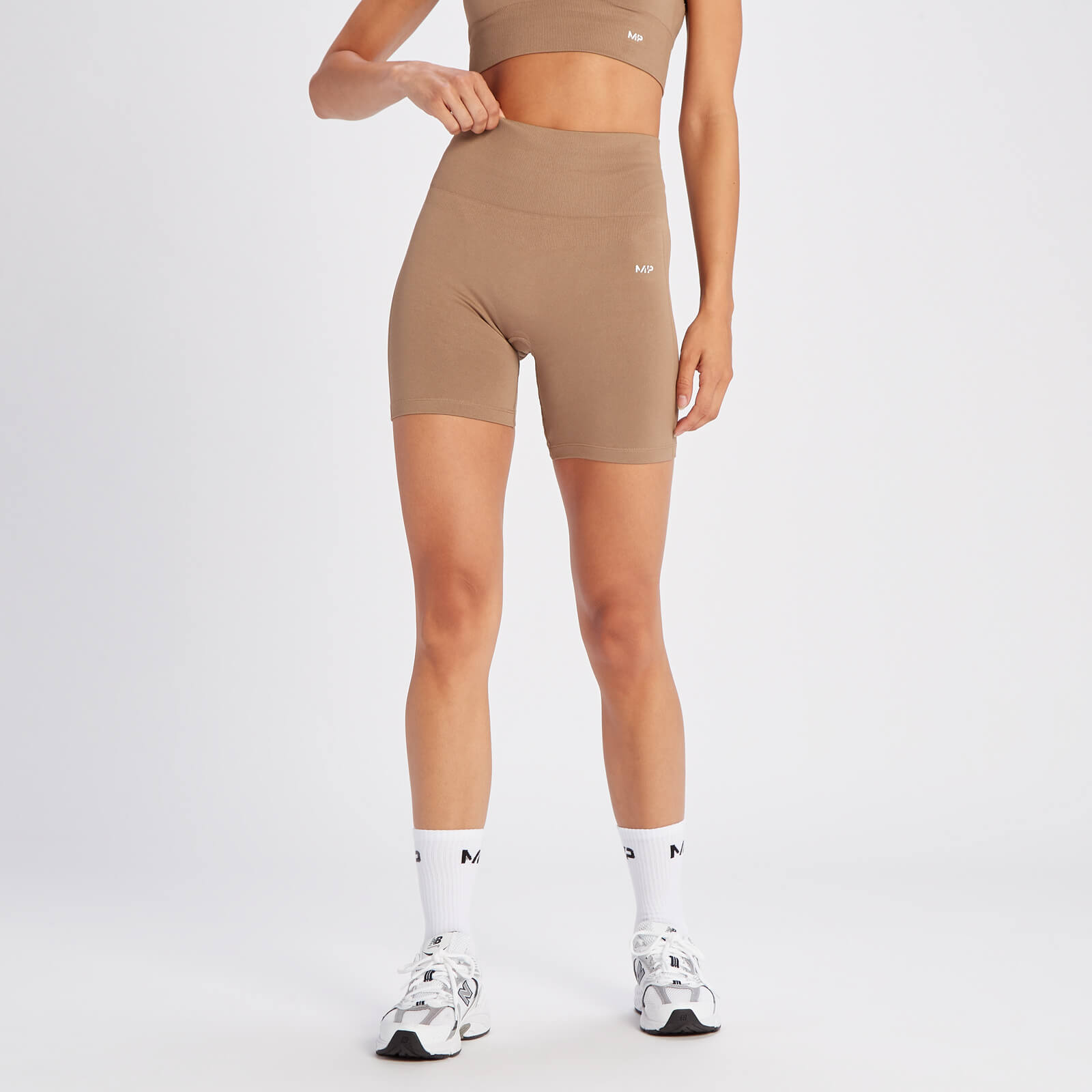 5059883262499 - Womens Shape Seamless Cycling Shorts - Toffee - L