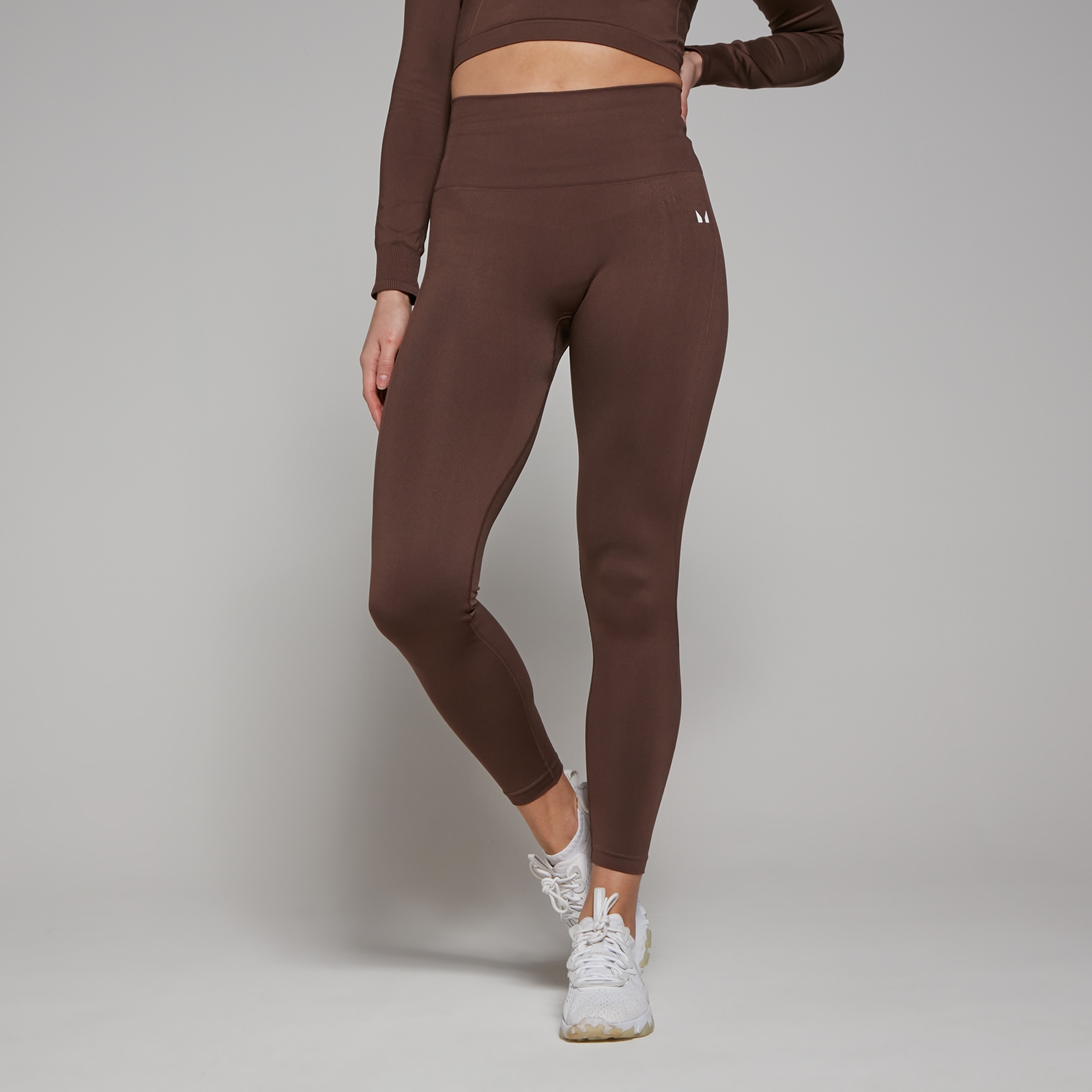 5059883285115 - Damen Shape Nahtlose 7 8-Leggings — Walnuss  - XS