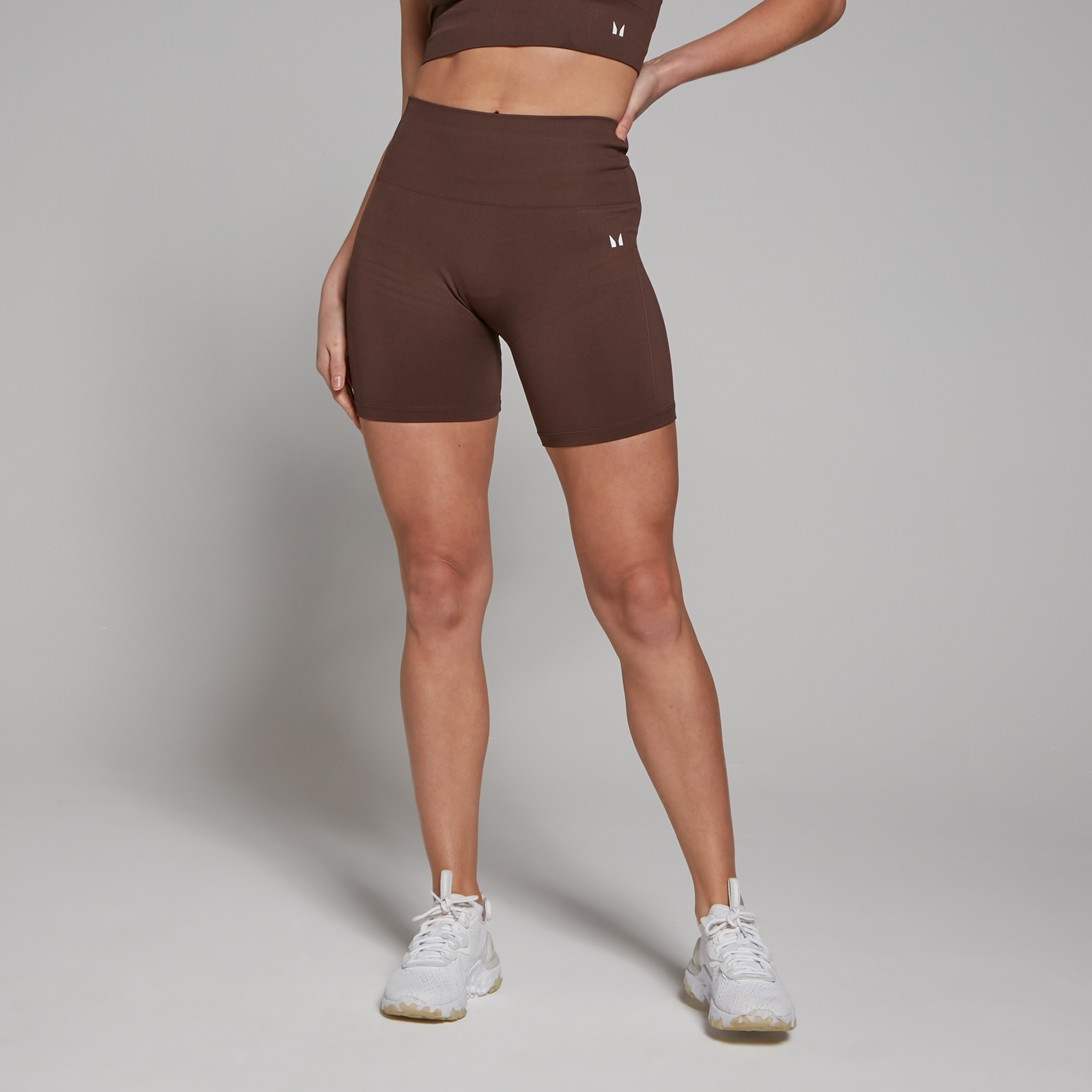 5059883285559 - Womens Shape Seamless Cycling Shorts - Walnut - M