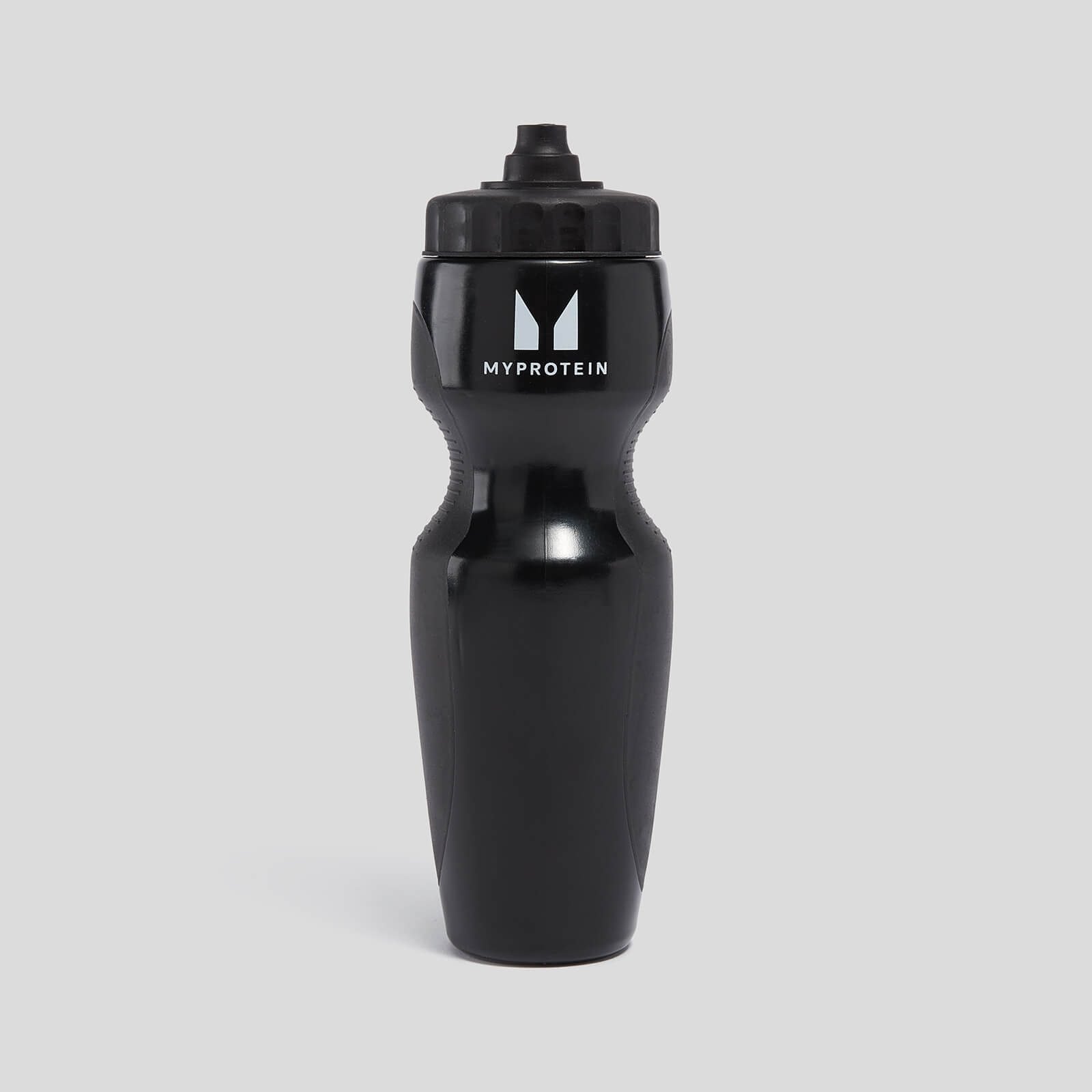 5059883286532 - Myprotein Silikongriff Wasserflasche – Schwarz