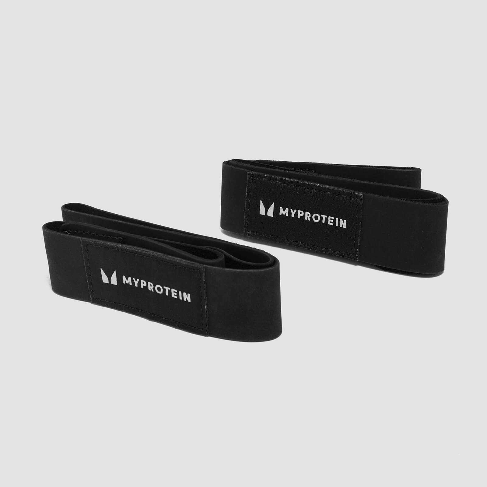 5059883286631 - Myprotein Zughilfen – Lifting Straps – Schwarz