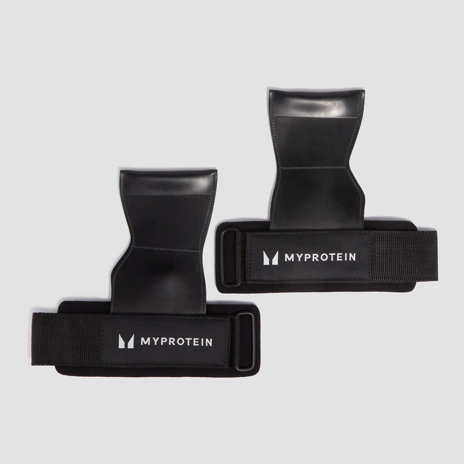 5059883286709 - Myprotein Heavy Duty Lifting Grips – Schwarz