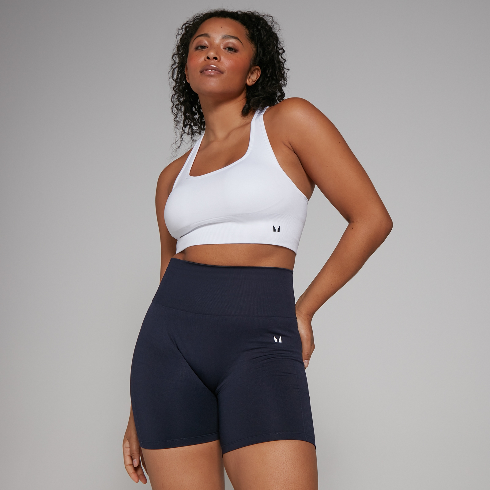 5059883287157 - Damen Shape Nahtloser Sport-BH – Weiß  - XL