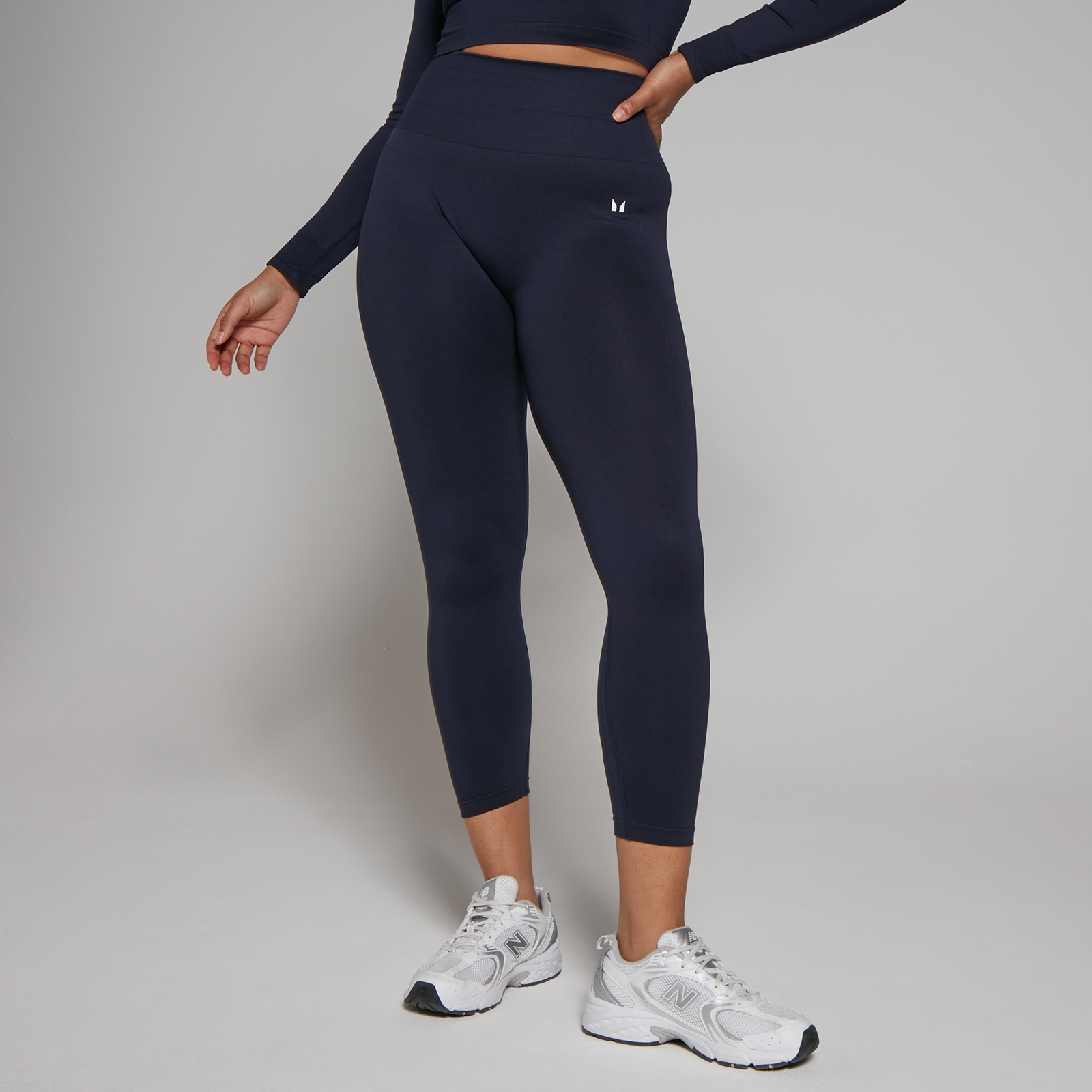 5059883287171 - Damen Shape Nahtlose 7 8-Leggings — Navy  - XXS