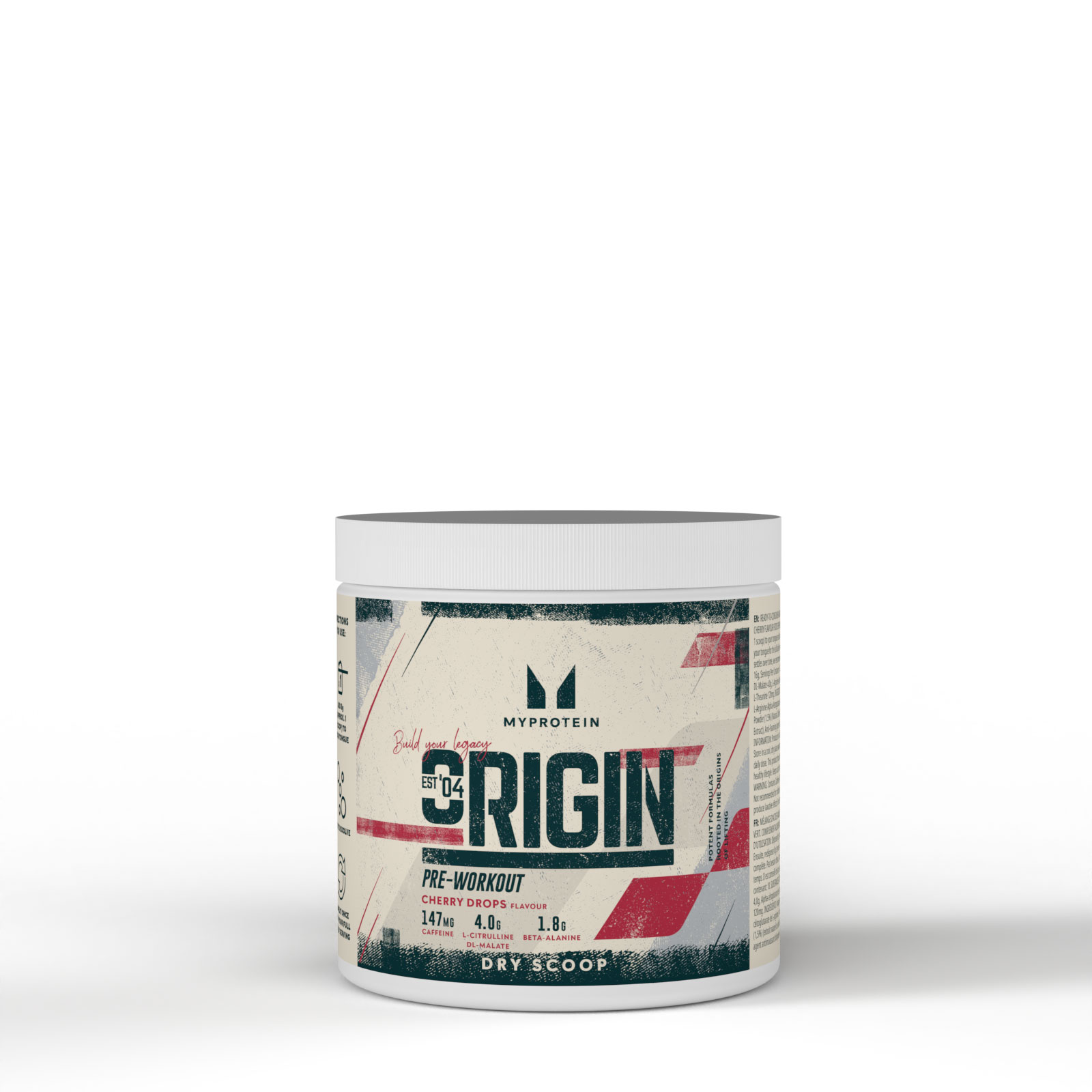 5059883300948 - Origin Pre-Workout Dry Scoop - 18Portionen - Cherry Drops