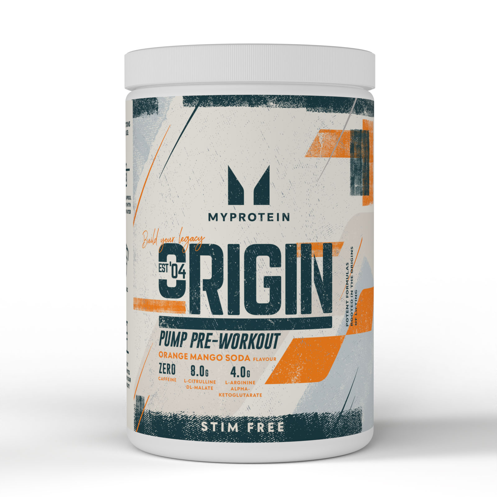 5059883303277 - Origin Stim-Free Pre-Workout - 30Portionen - Orange Mango Soda