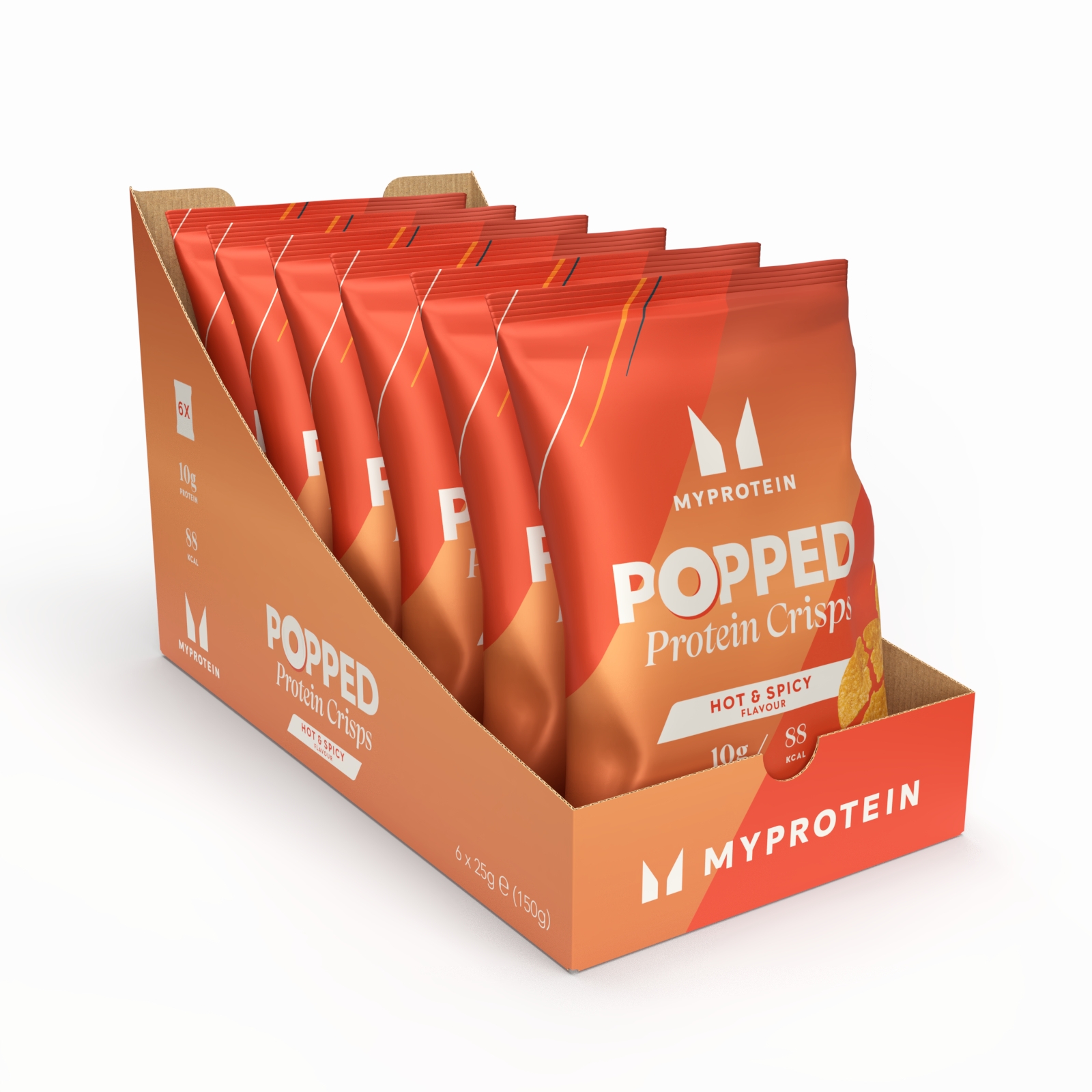 5059883308715 - Gepuffte Protein Crisps - Hot & Spicy