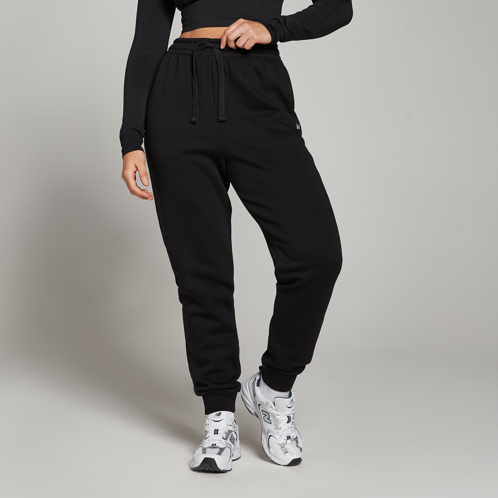 5059883311647 - Damen Basics Jogginghose in klassischer Passform – Schwarz  - XXL