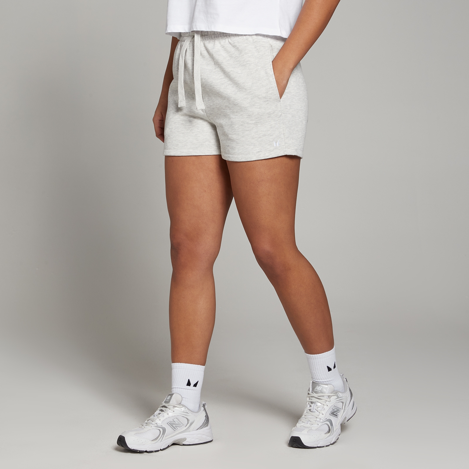 5059883311746 - Damen Basics Shorts – Hellgrau  - S