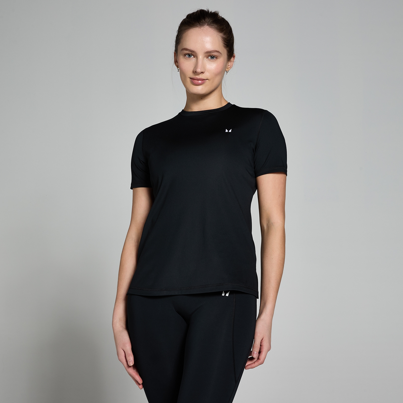 5059883314754 - Damen Training Kurzarm-T-Shirt – Schwarz - S