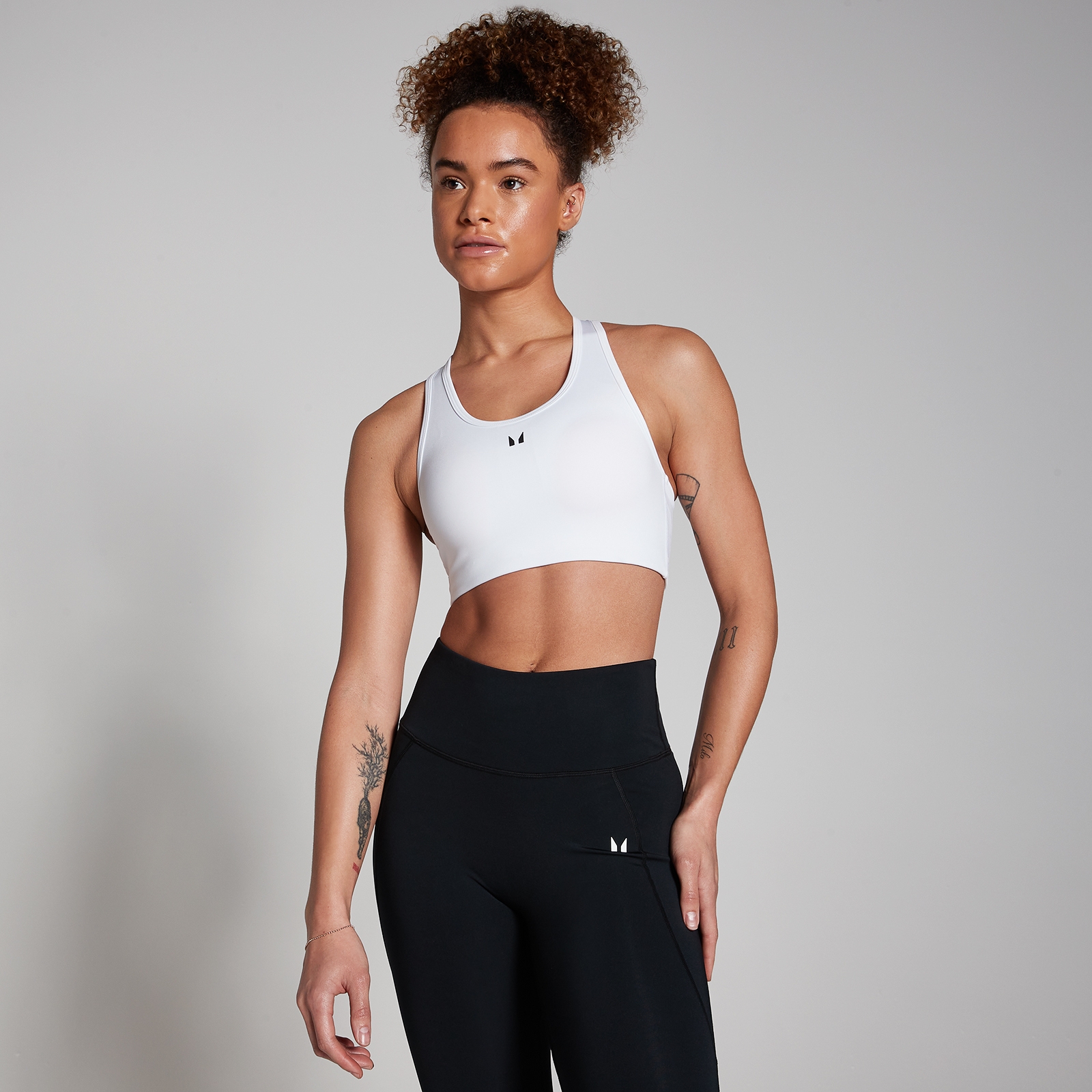 5059883315225 - Training Racerback Sport-BH für Damen – Weiß - XXS