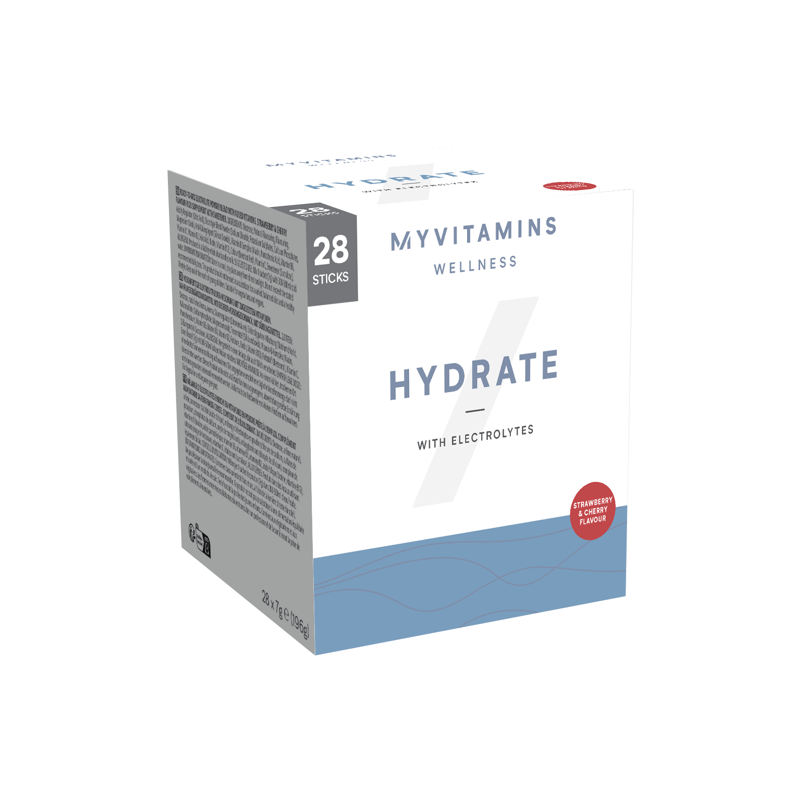 5059883364889 - Hydrate - 196g - Strawberry and Cherry