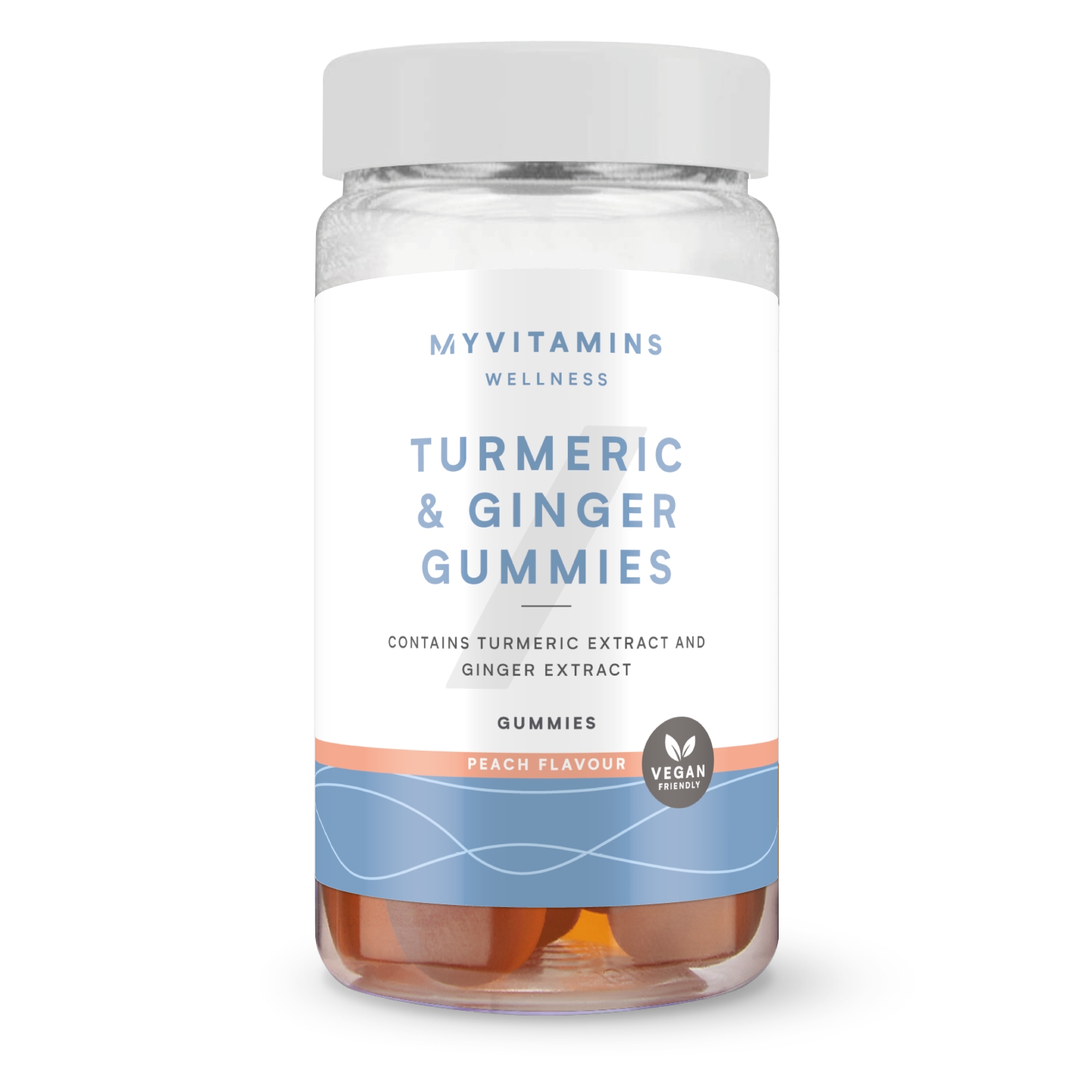 5059883366005 - Kurkuma-und-Ingwer-Fruchtgummis - 60Gummibärchen - Pfirsich 5059883366005 - Kurkuma-und-Ingwer-Fruchtgummis - 60Gummibärchen - Pfirsich