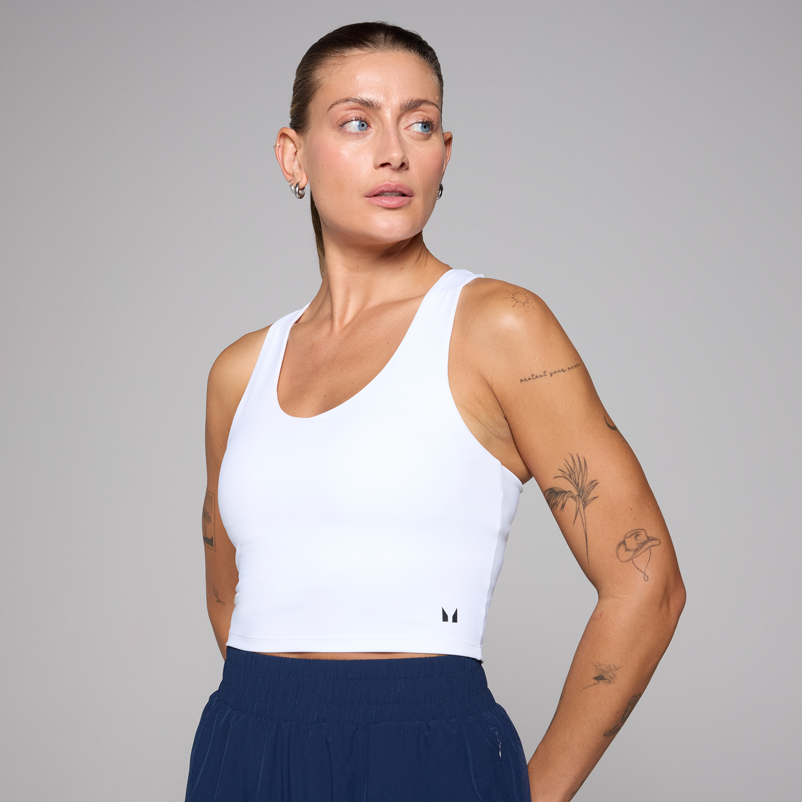 5059883367071 - Damen Active Racerback-Top – Weiß - XXL