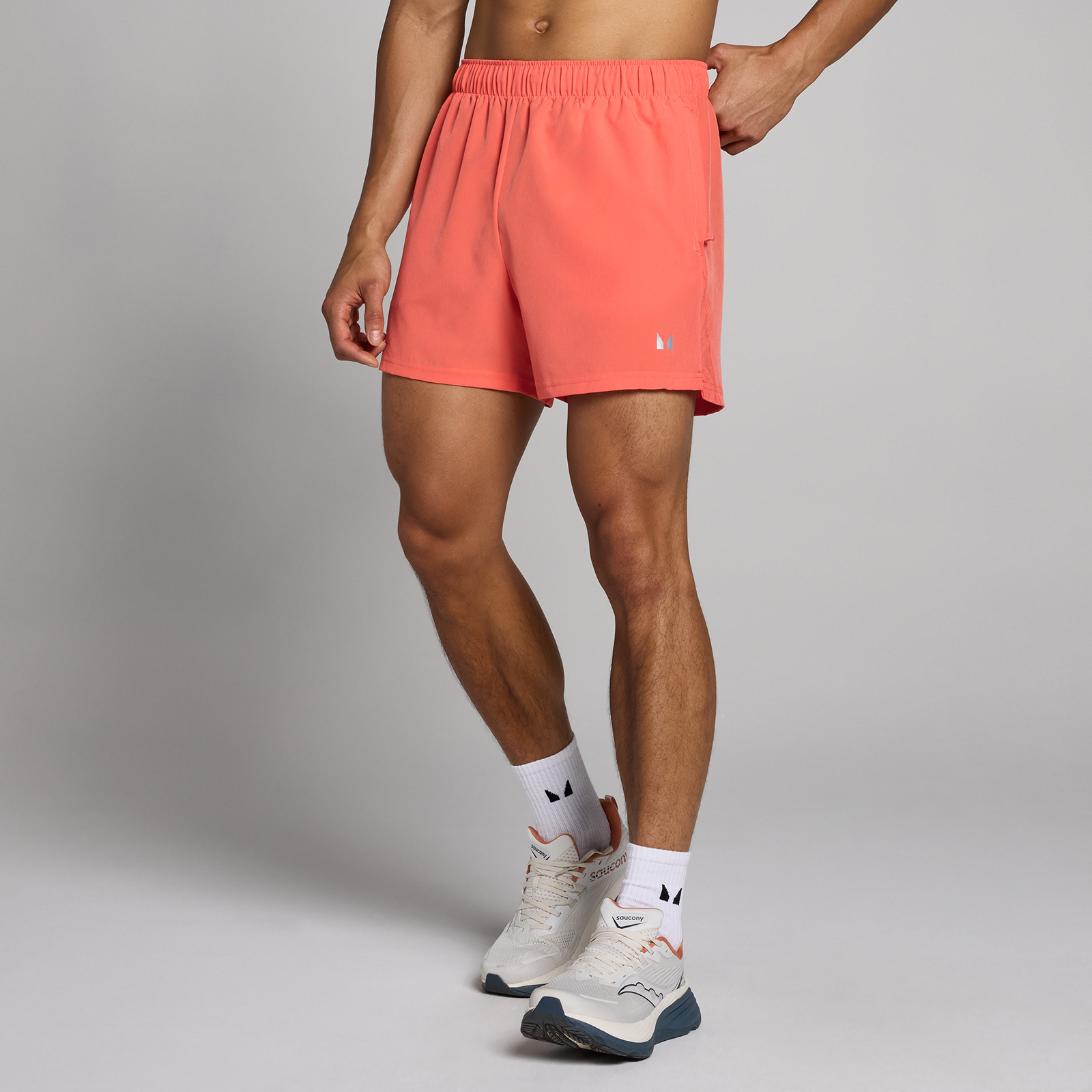 5059883370576 - Herren Tempo 13-cm-Short – Korallenrot - XS