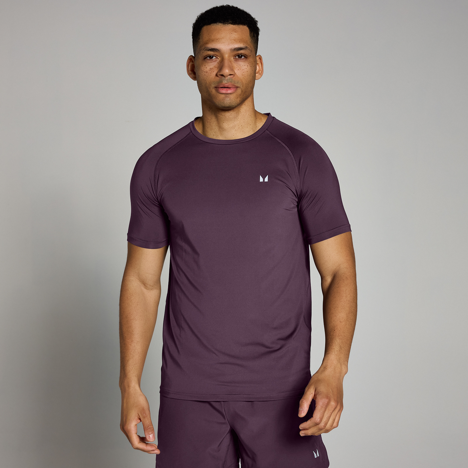 5059883382982 - Herren Trainings-T-Shirt – Dunkles Violett - S 5059883382982 - Herren Trainings-T-Shirt – Dunkles Violett - S