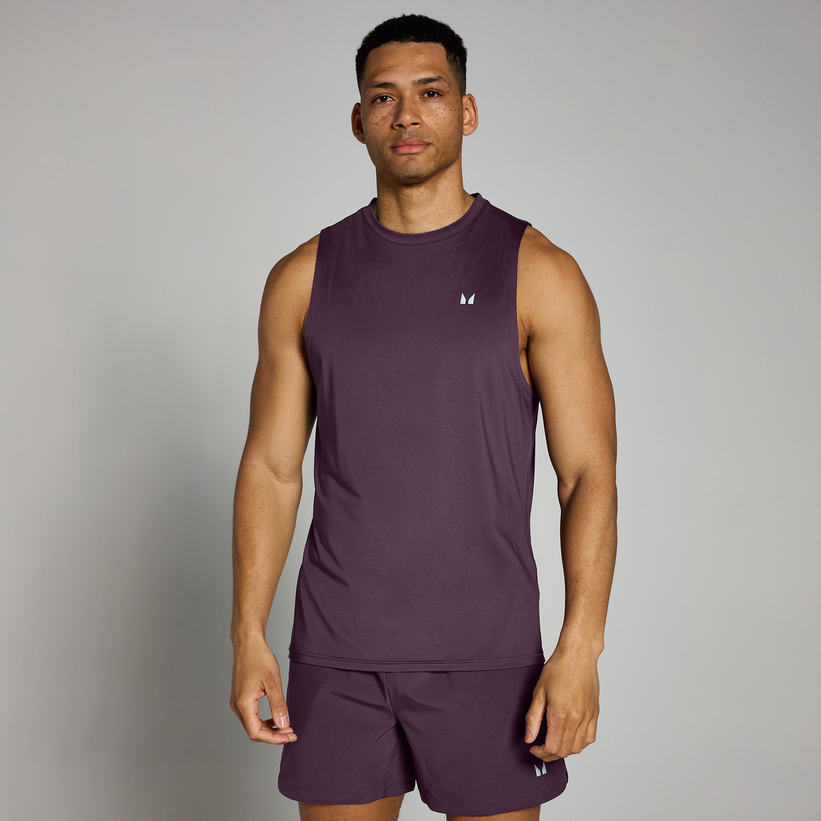 5059883383132 - Herren Trainings-Top – Dunkles Violett - M