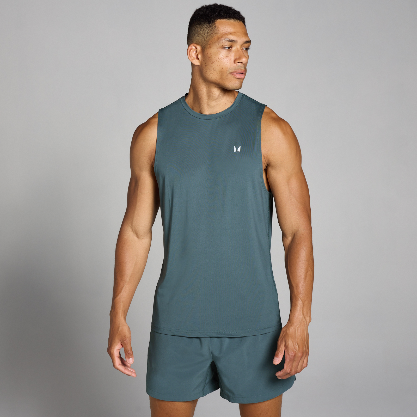 5059883383521 - Herren Training Tanktop – Dunkles Schiefergrau - XXXL