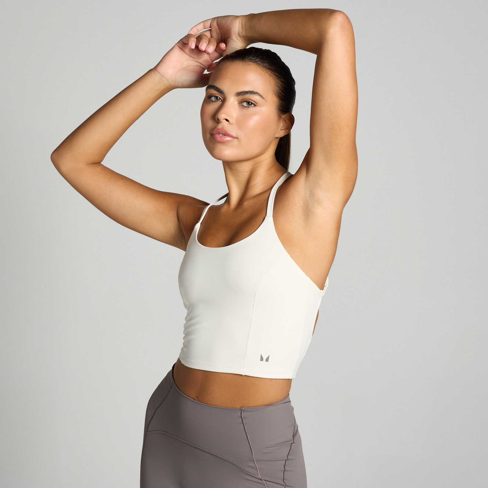 5059883394978 - MP Damen Tempo Ultra Top mit überkreuzten Rückenträgern – Vanille - S
