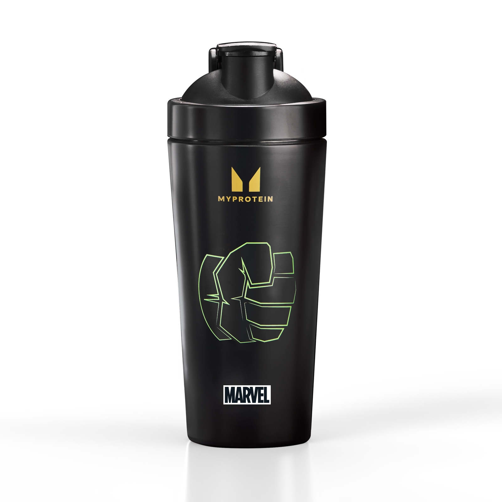 5059883395951 - Myprotein Hulk-Shaker aus recyceltem Metall – Schwarz 5059883395951 - Myprotein Hulk-Shaker aus recyceltem Metall – Schwarz