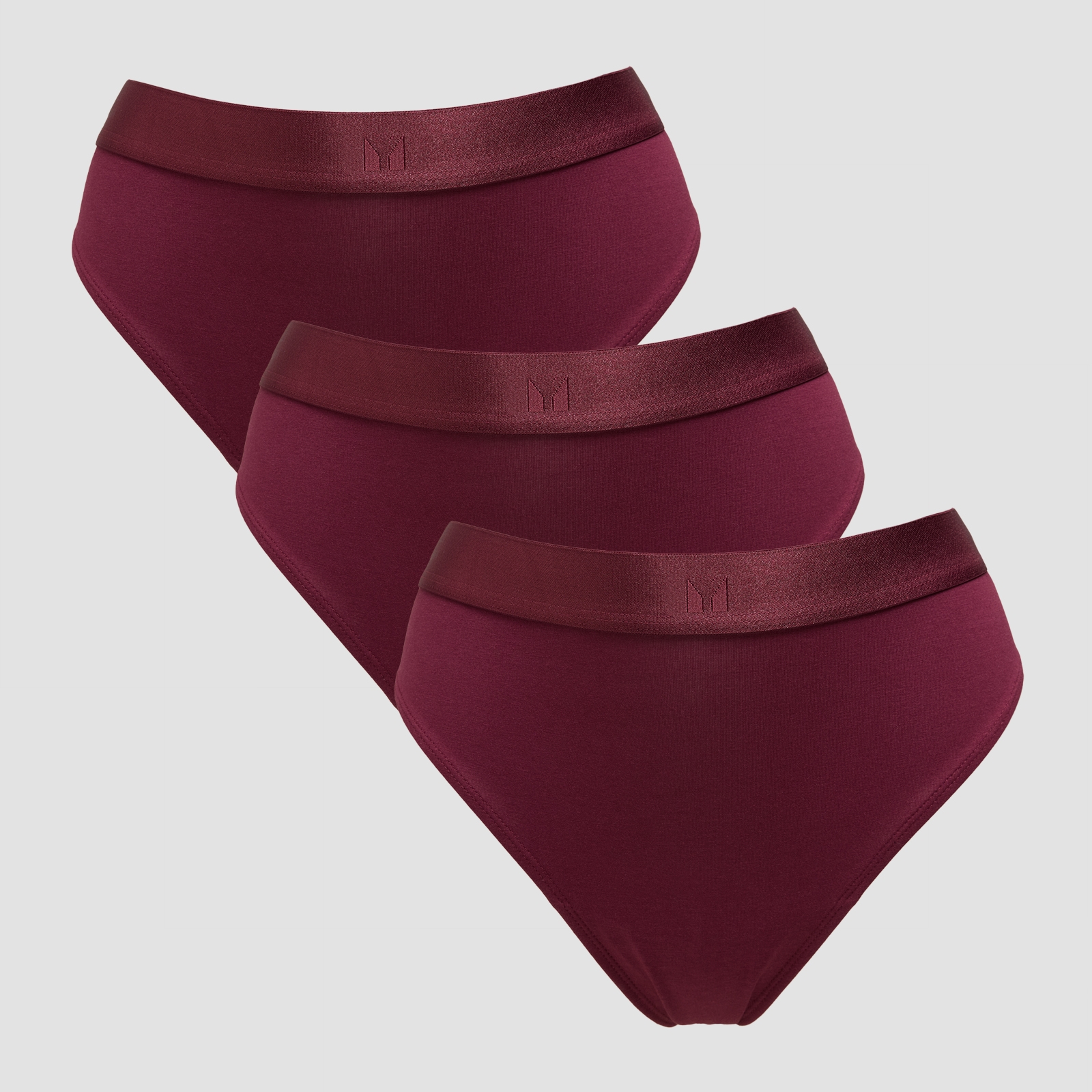 5059883398501 - MP Damen Bikinislip mit Mittelhohem Bund (3er-Packung) – Dunkle Beere - S 5059883398501 - MP Damen Bikinislip mit Mittelhohem Bund (3er-Packung) – Dunkle Beere - S
