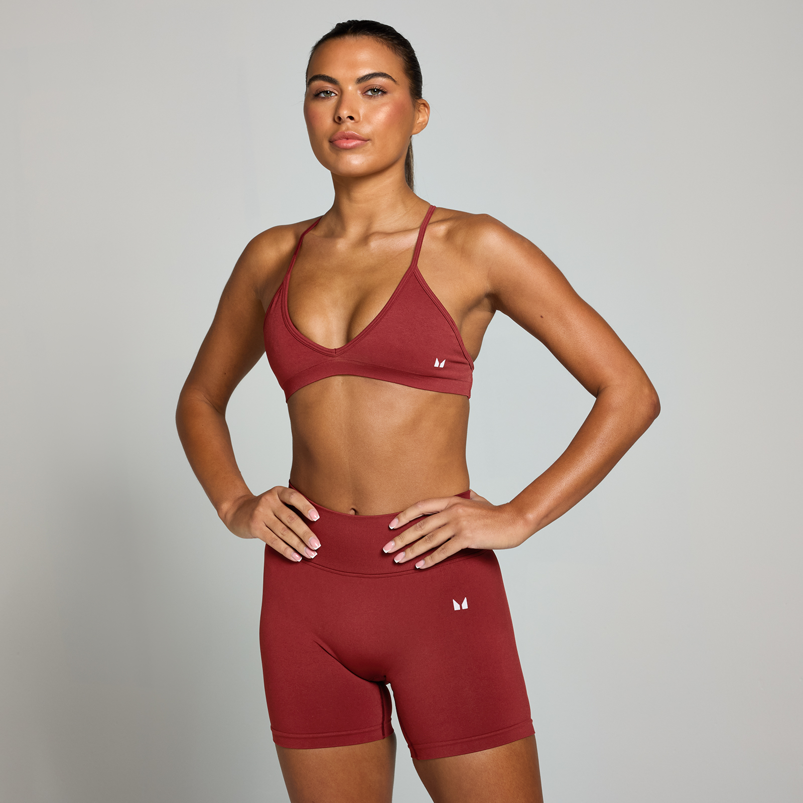 5059883401492 - MP Damen Nahtloses Mikro-Bralette – Kirsche - M
