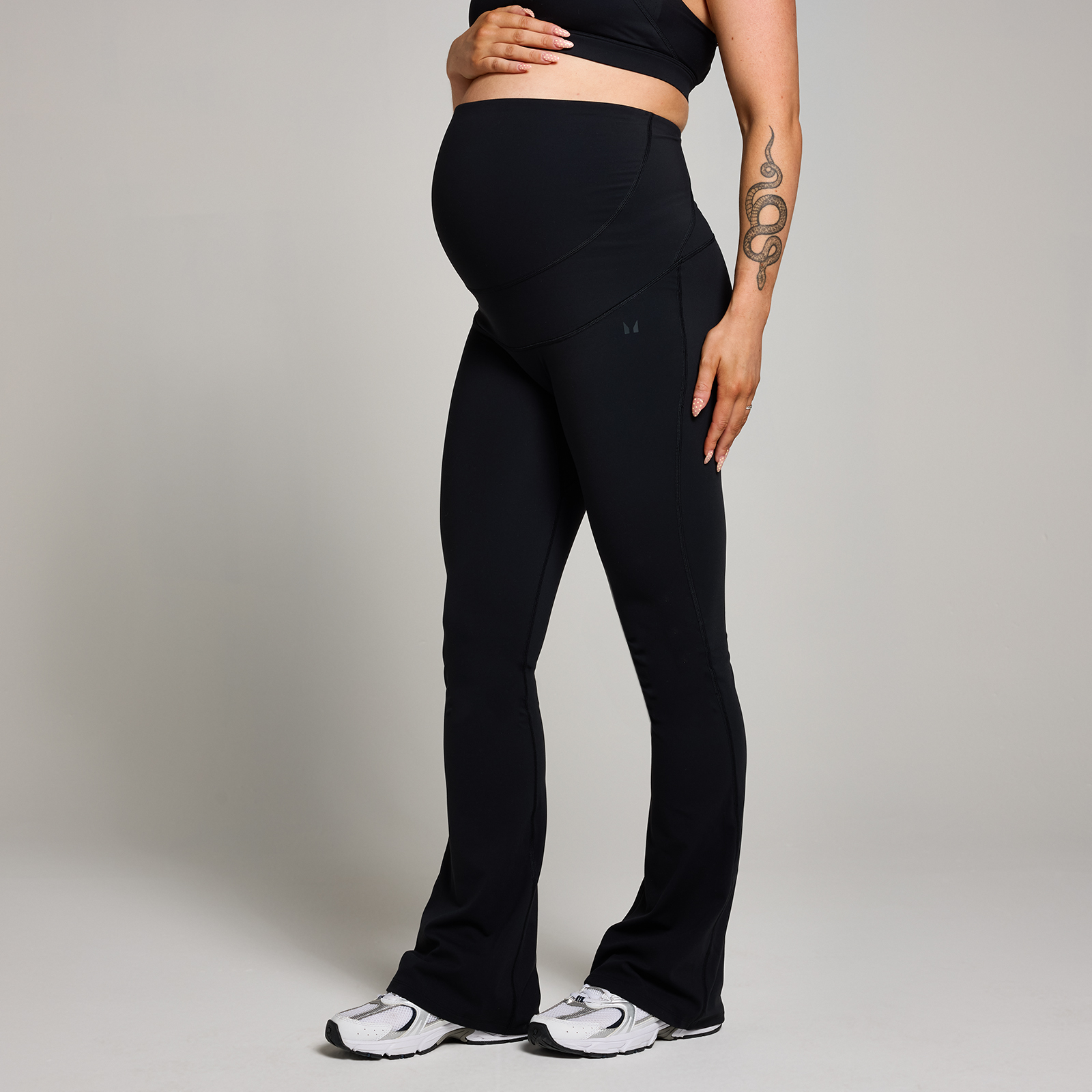 5059883403489 - MP Damen Umstands-Schlagleggings Über dem Babybauch – Schwarz - XS
