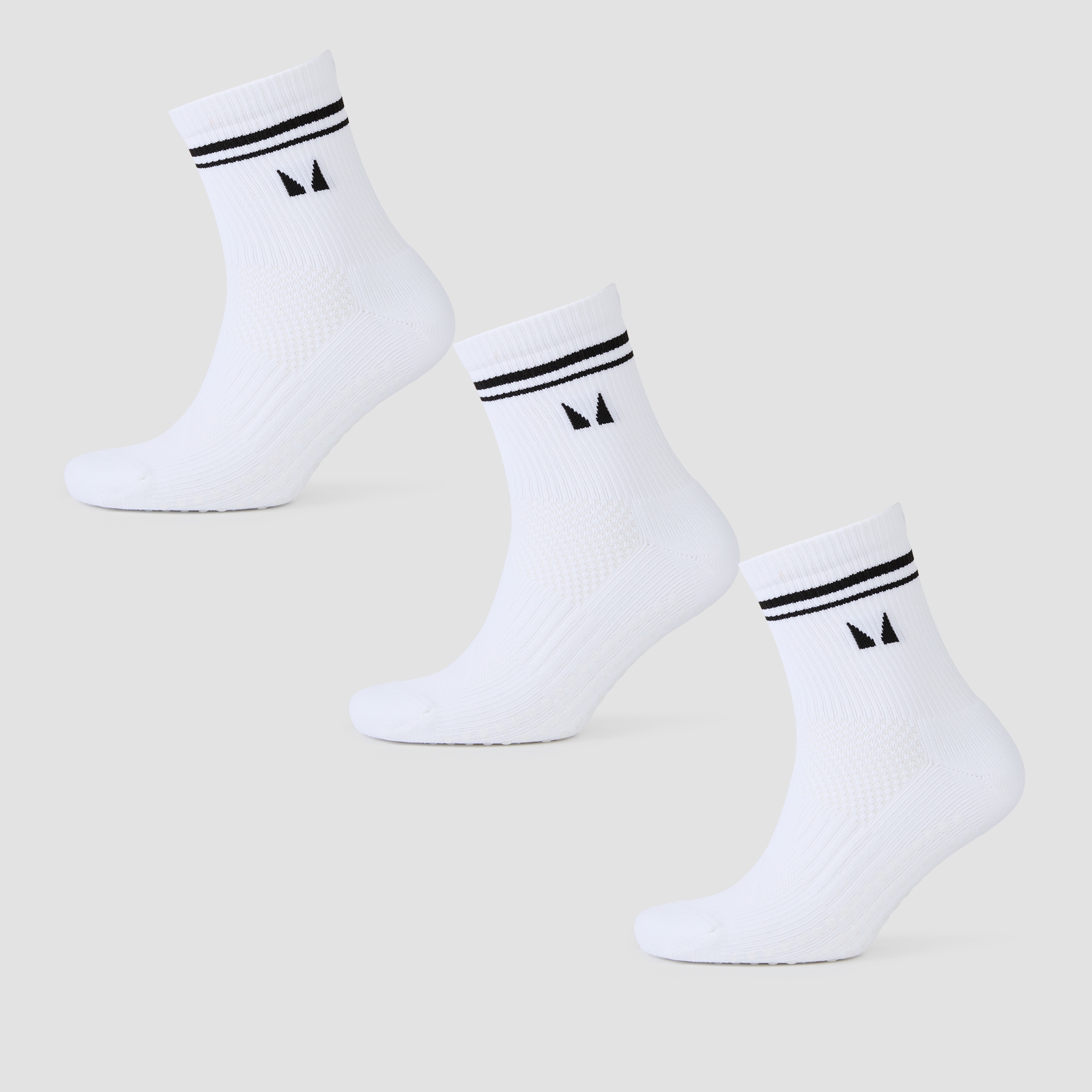 5059883410449 - MP Pilates-Socken (3er Pack) – Weiß - UK 6-8