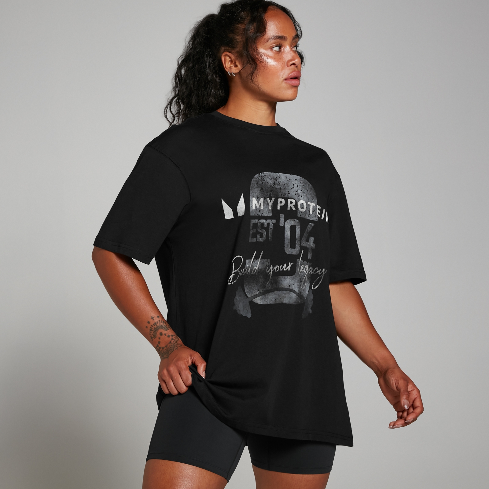 5059883418445 - Origin T-Shirt mit Grafik — Schwarz - XXS-XS