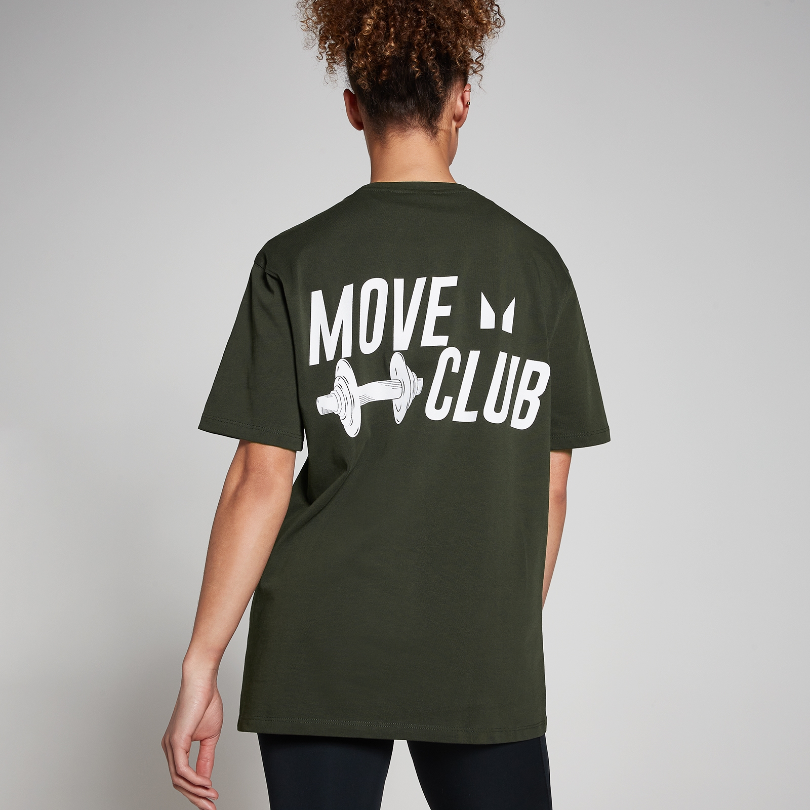 5059883419770 - FIBO Oversized Move Club T-Shirt – Waldgrün - XXL-XXXL