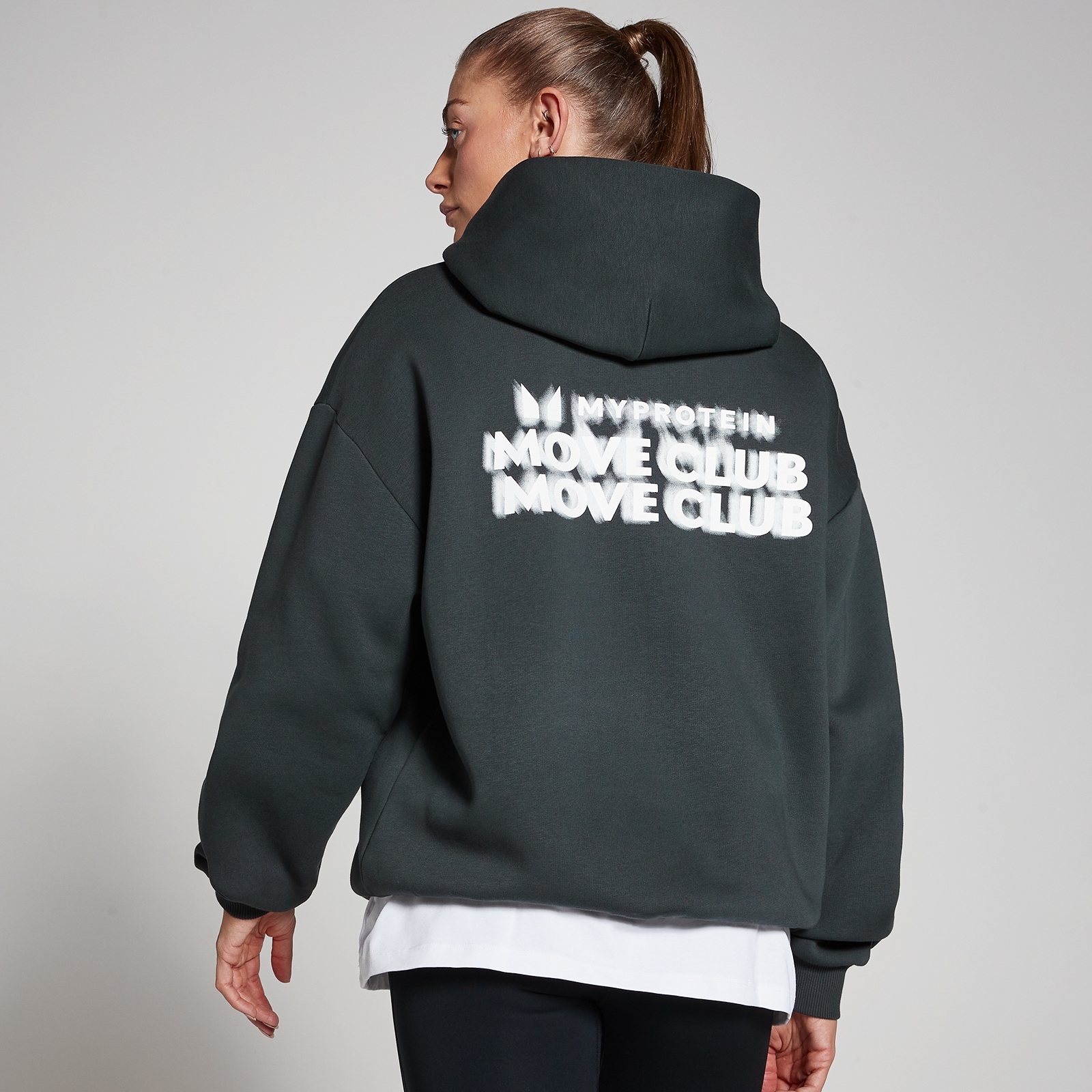 5059883420110 - Move Club Kapuzenpullover mit Grafik – Verwaschenes Schwarz - L-XL