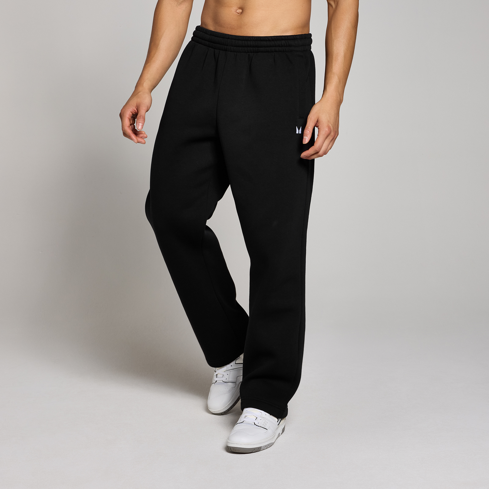 5059883424064 - Herren Rest Day Jogginghose mit geradem Bein – Schwarz - S