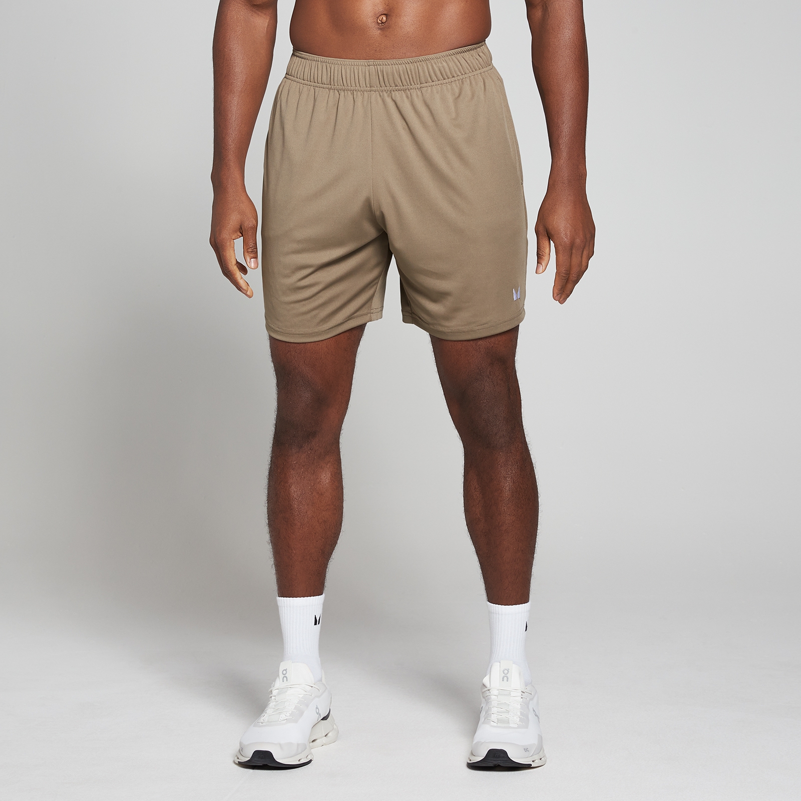 5059883424675 - Mens Lightweight Training 7  Shorts - Soft Brown - L