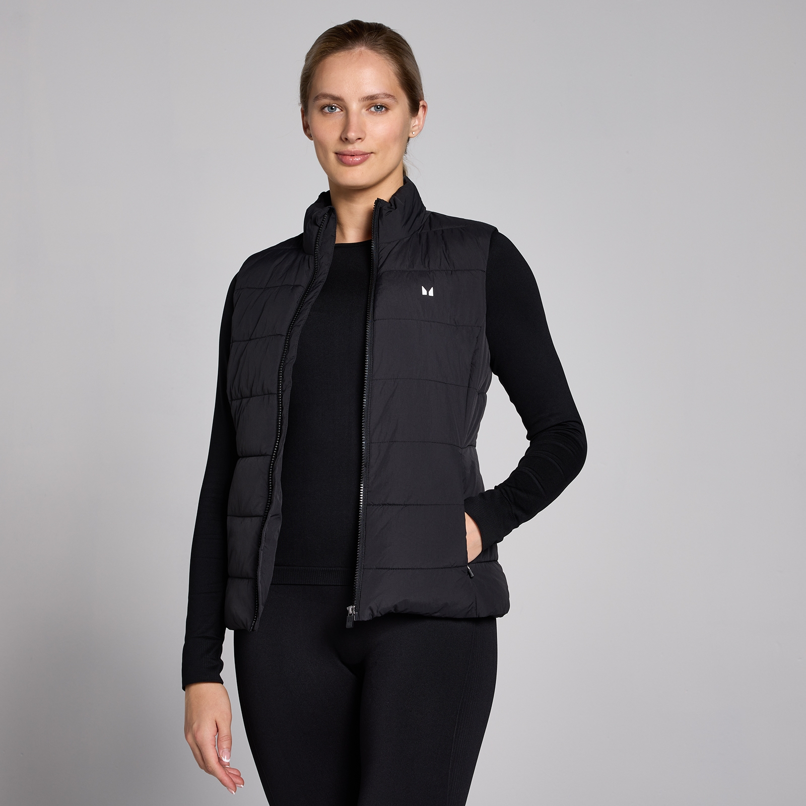 5059883428505 - Womens Lightweight Puffer Gilet - Black - XS