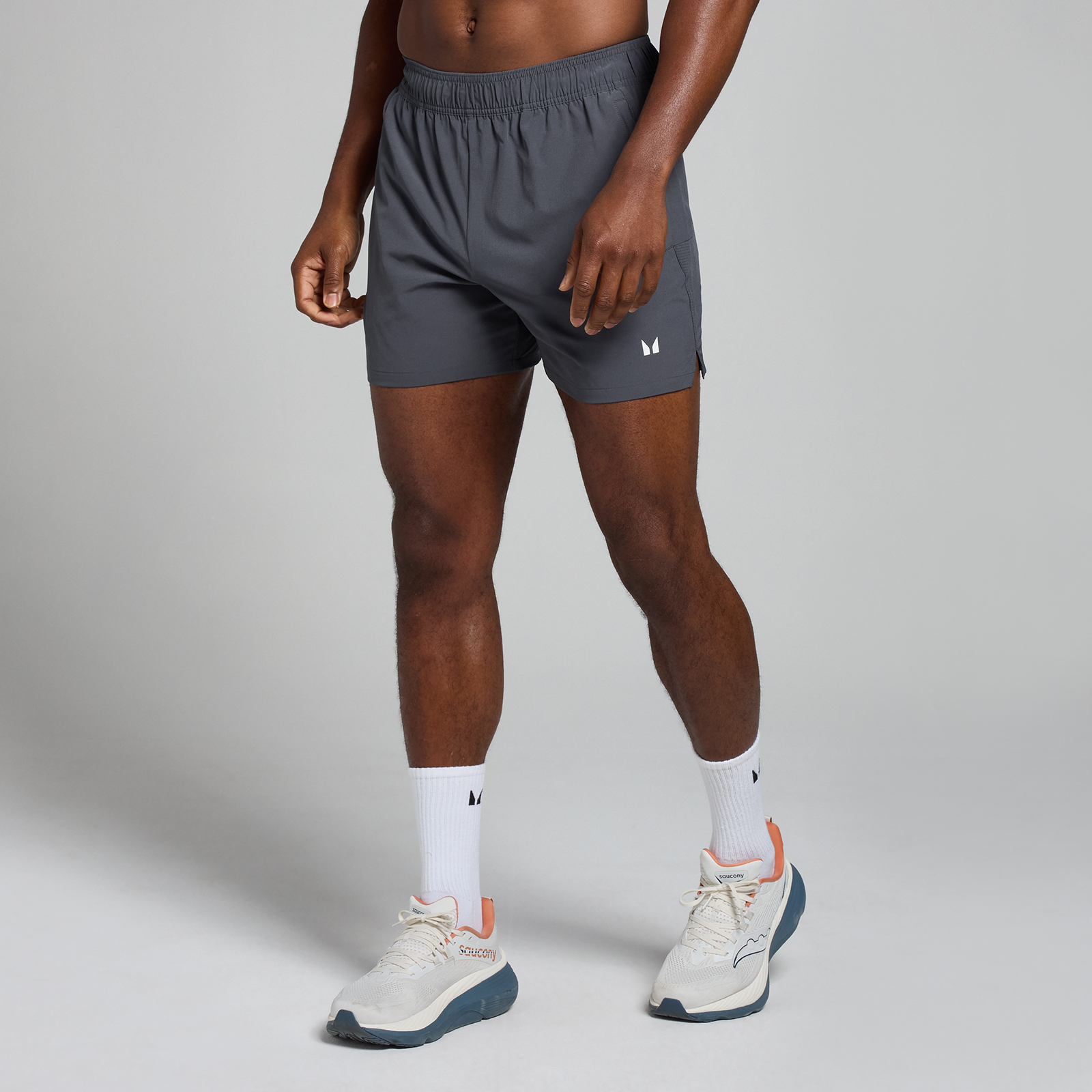 5059883429434 - MP Herren Active Trainingsshorts mit Taschen – Dunkelgrau - XXL