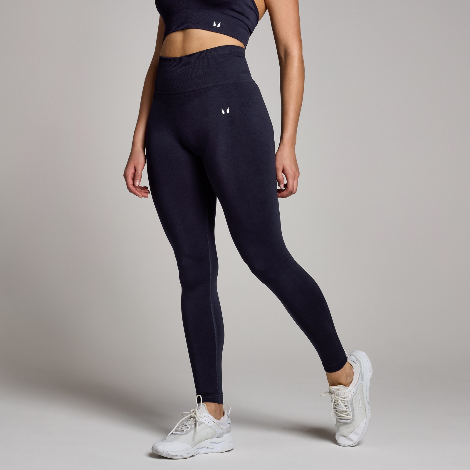 5059883435893 - Womens Tempo Seamless Scrunch Leggings - Deep Navy - M