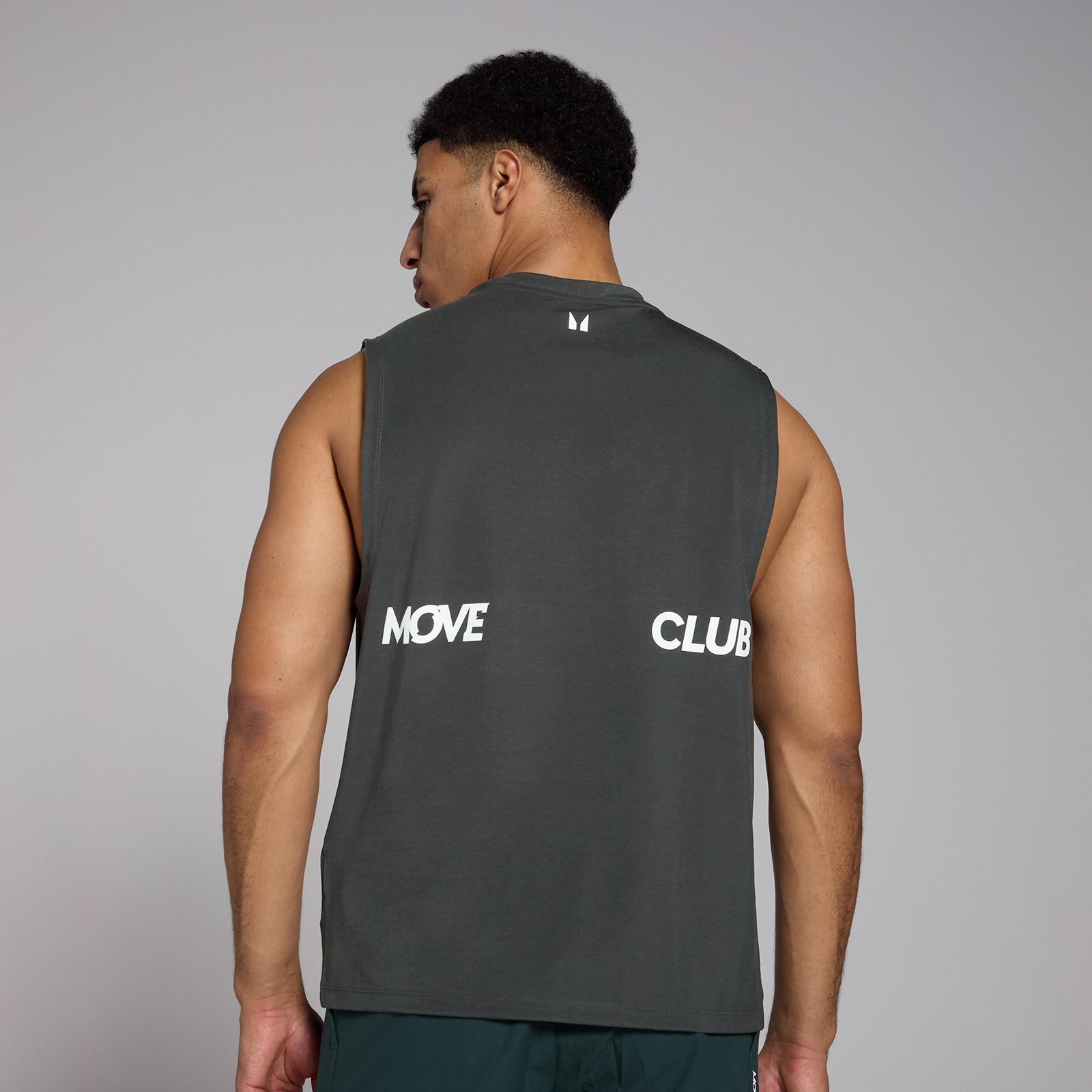 5059883436685 - Herren Tempo Graphic Oversized-Tanktop – Verwaschenes Schwarz - XS