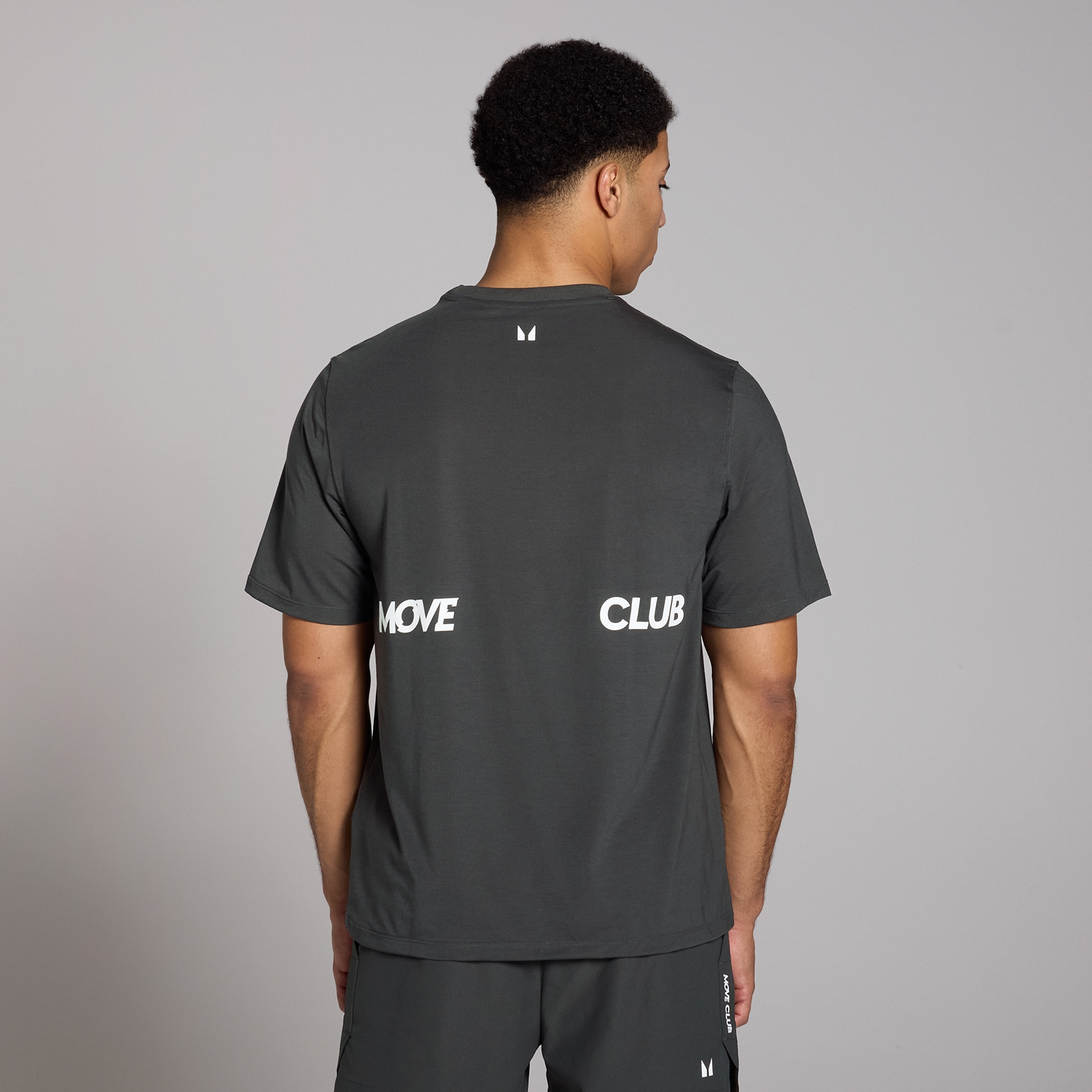 5059883437118 - Herren Tempo Oversize-T-Shirt mit Grafik – Schwarz - S