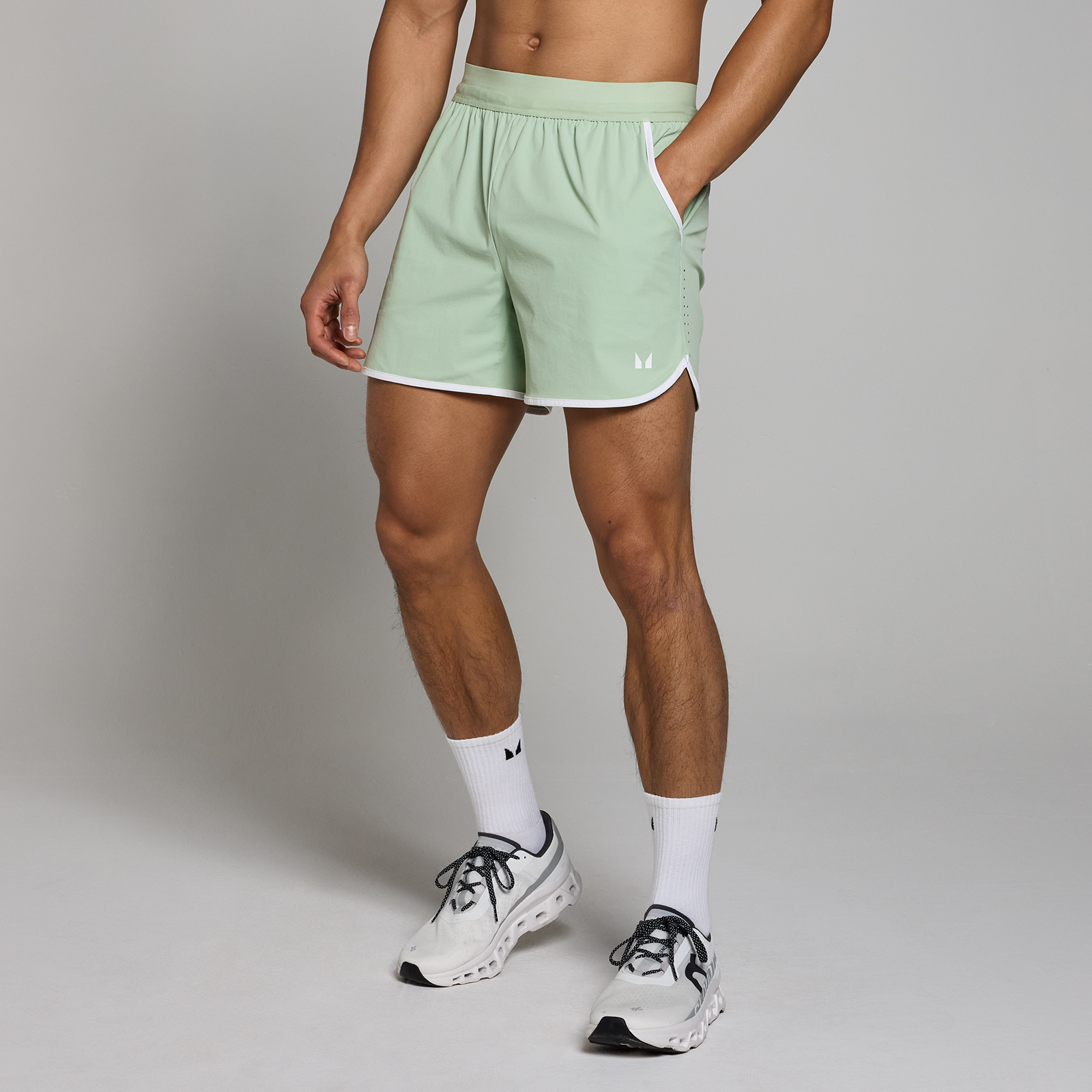 5059883438214 - Herren Tempo Binding 13-cm-Shorts – Frostgrün - XXXL 5059883438214 - Herren Tempo Binding 13-cm-Shorts – Frostgrün - XXXL