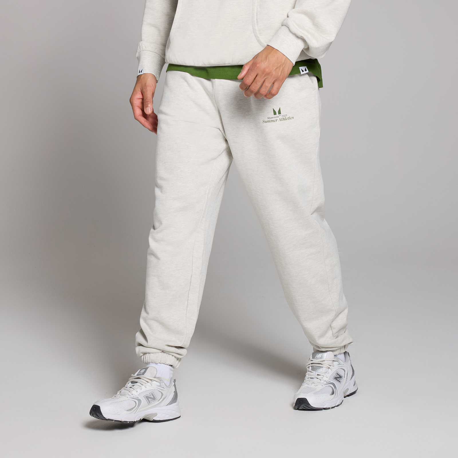 5059883438887 - Herren Lifestyle Oversized Jogginghose – Hellgrau - L 5059883438887 - Herren Lifestyle Oversized Jogginghose – Hellgrau - L