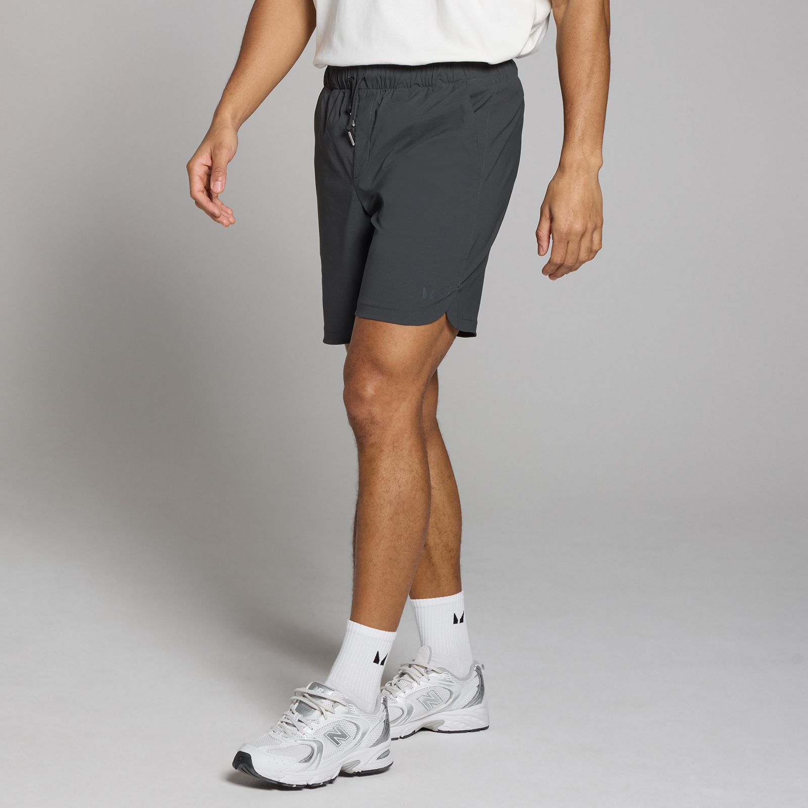 5059883438986 - Herren Lifestyle Gewebte Shorts – Verwaschenes Schwarz - XXXL