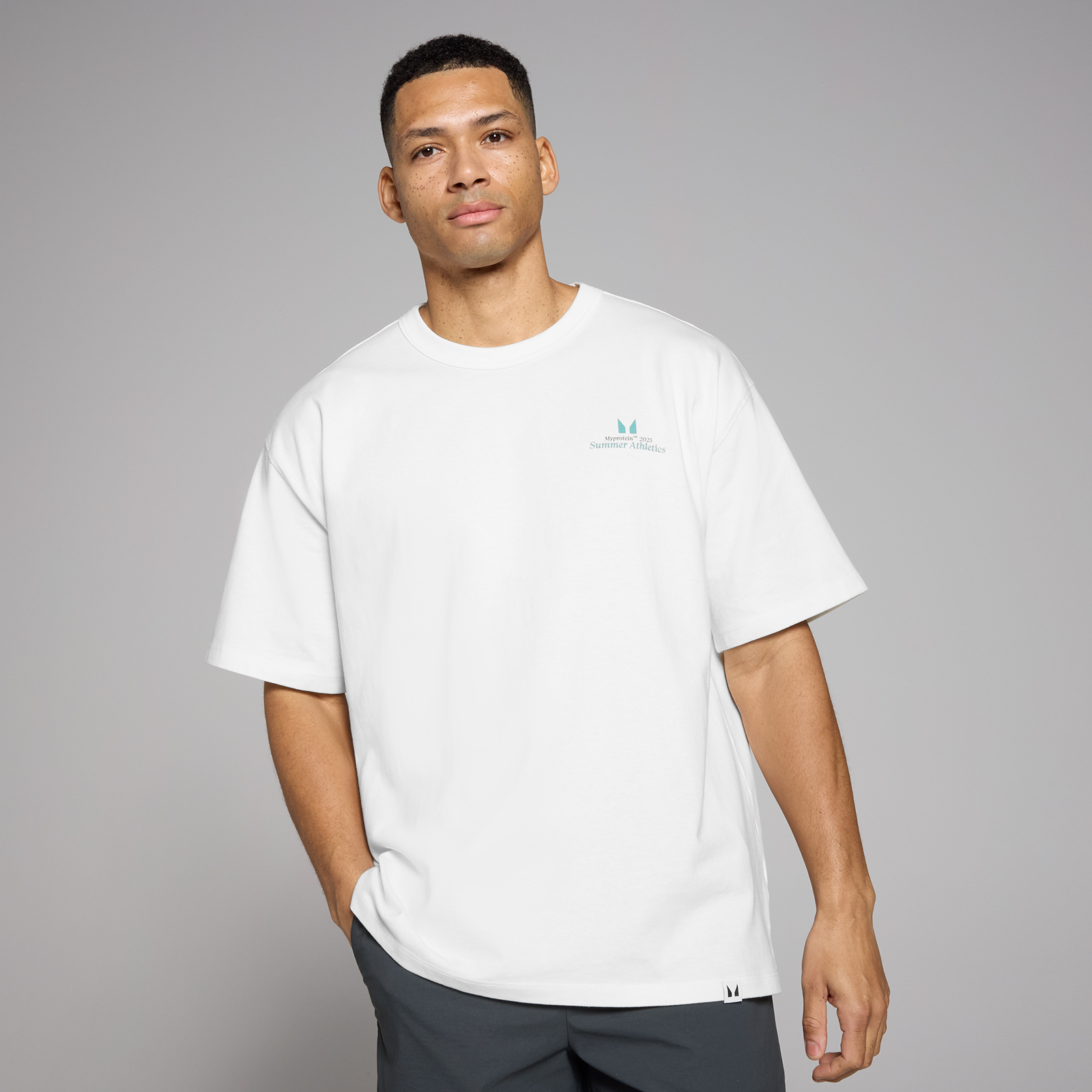 5059883439099 - Lifestyle T-Shirt mit Grafik – Retro Weiß - XXL-XXXL