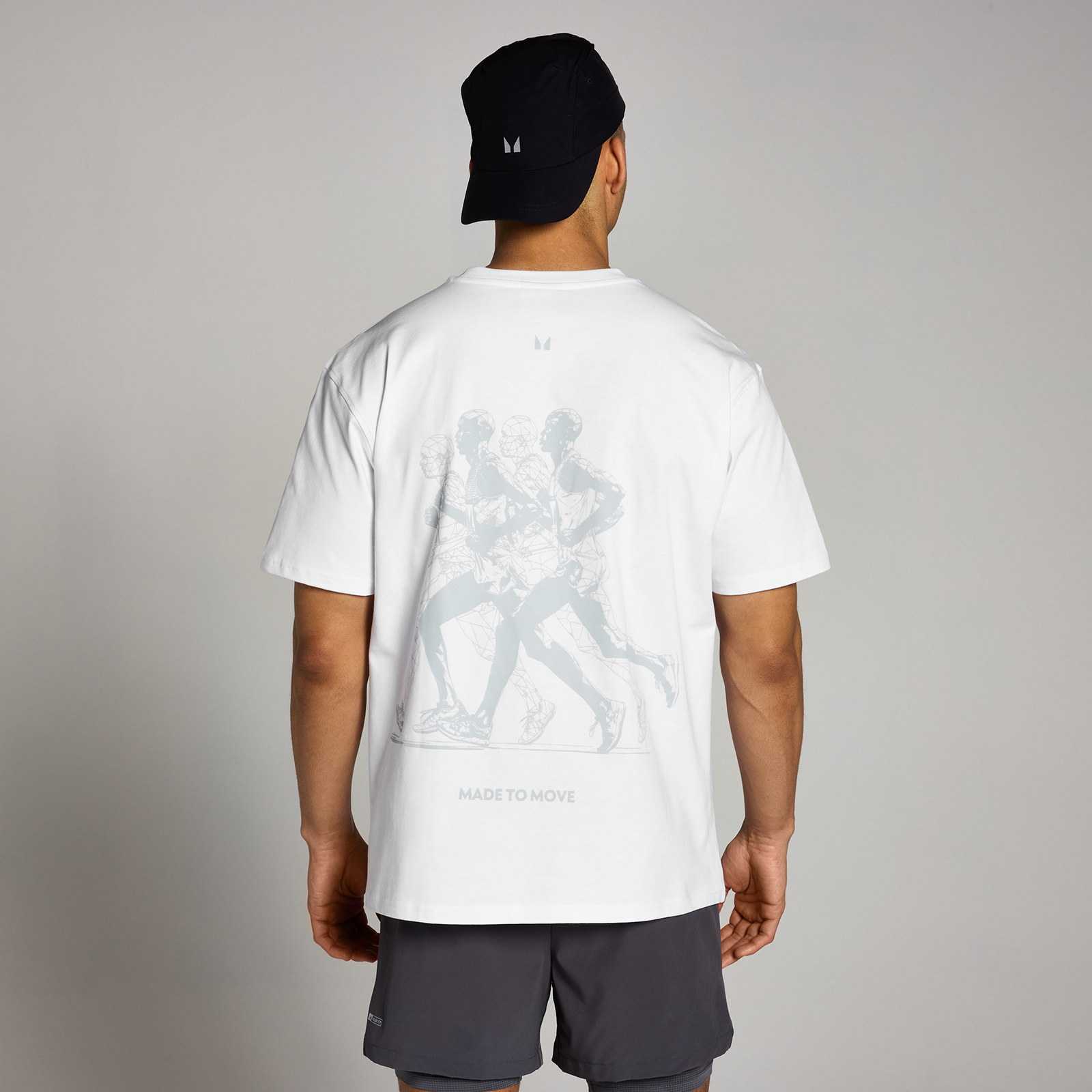 5059883459523 - Velocity Ultra Jogging Grafik-T-Shirt – Weiß - L-XL 5059883459523 - Velocity Ultra Jogging Grafik-T-Shirt – Weiß - L-XL