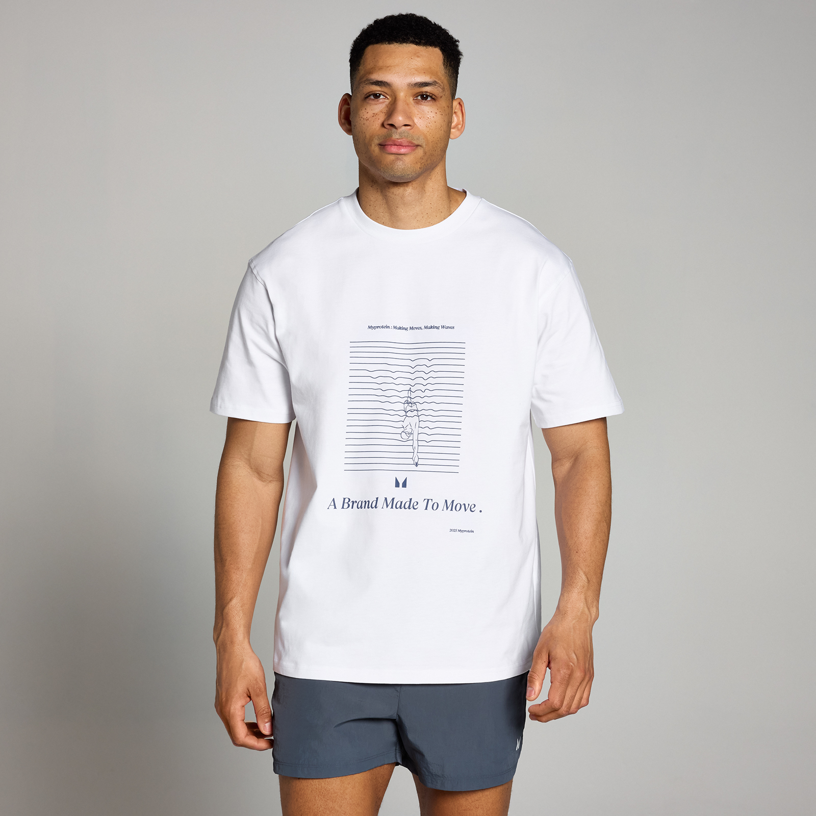 5059883460055 - Swim Grafik-T-Shirt – Weiß - XXS - XS